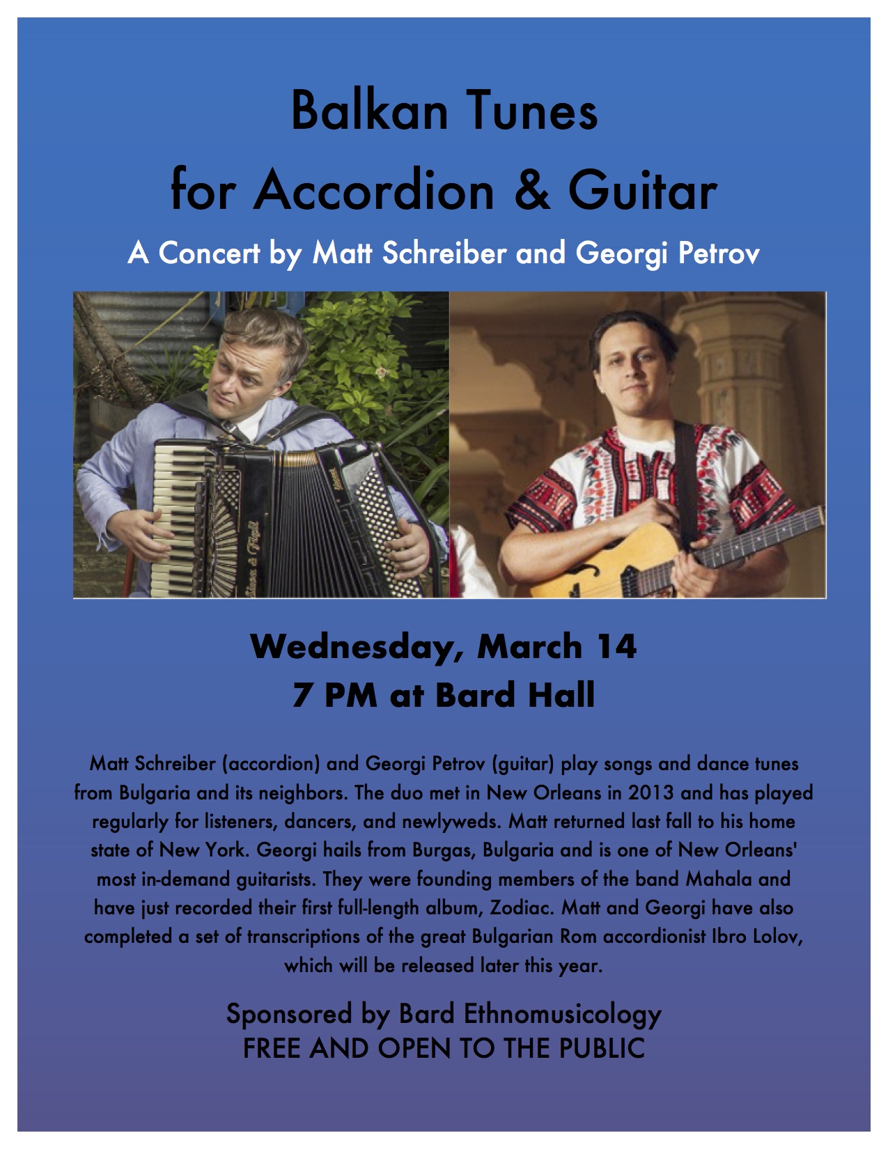 Balkan Tunes for Accordion and Guitar