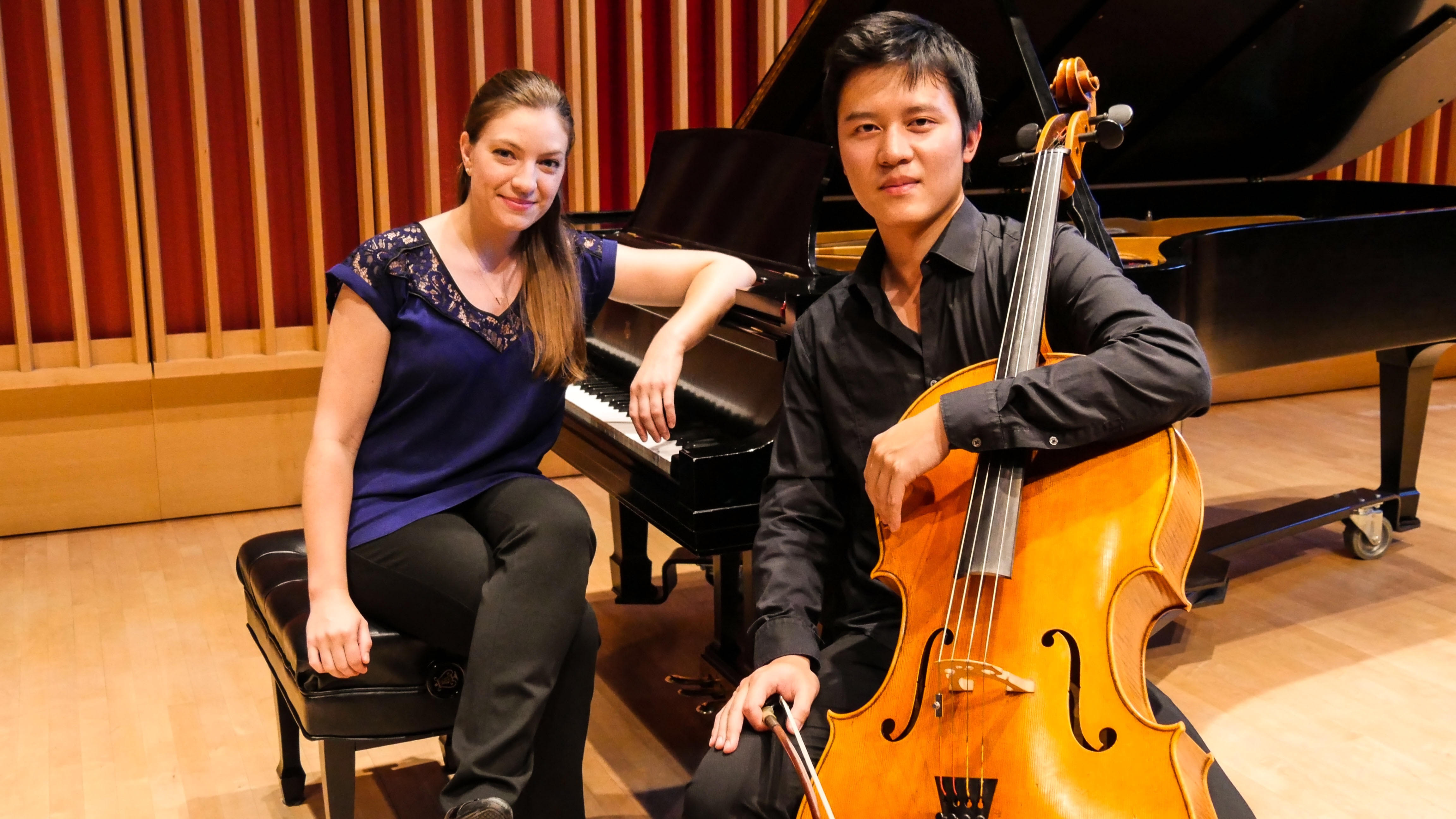 Chang Pan, cello, and Erika Allen, piano