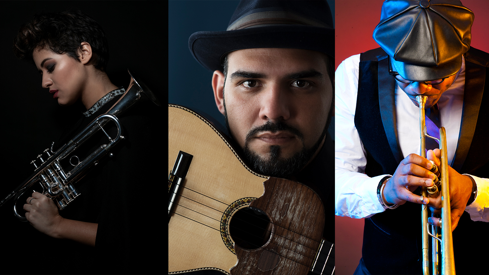 Linda Briceño by Carlos Rosario; Jorge Glem by Romina Hendlin; Etienne Charles by Laura Ferreira