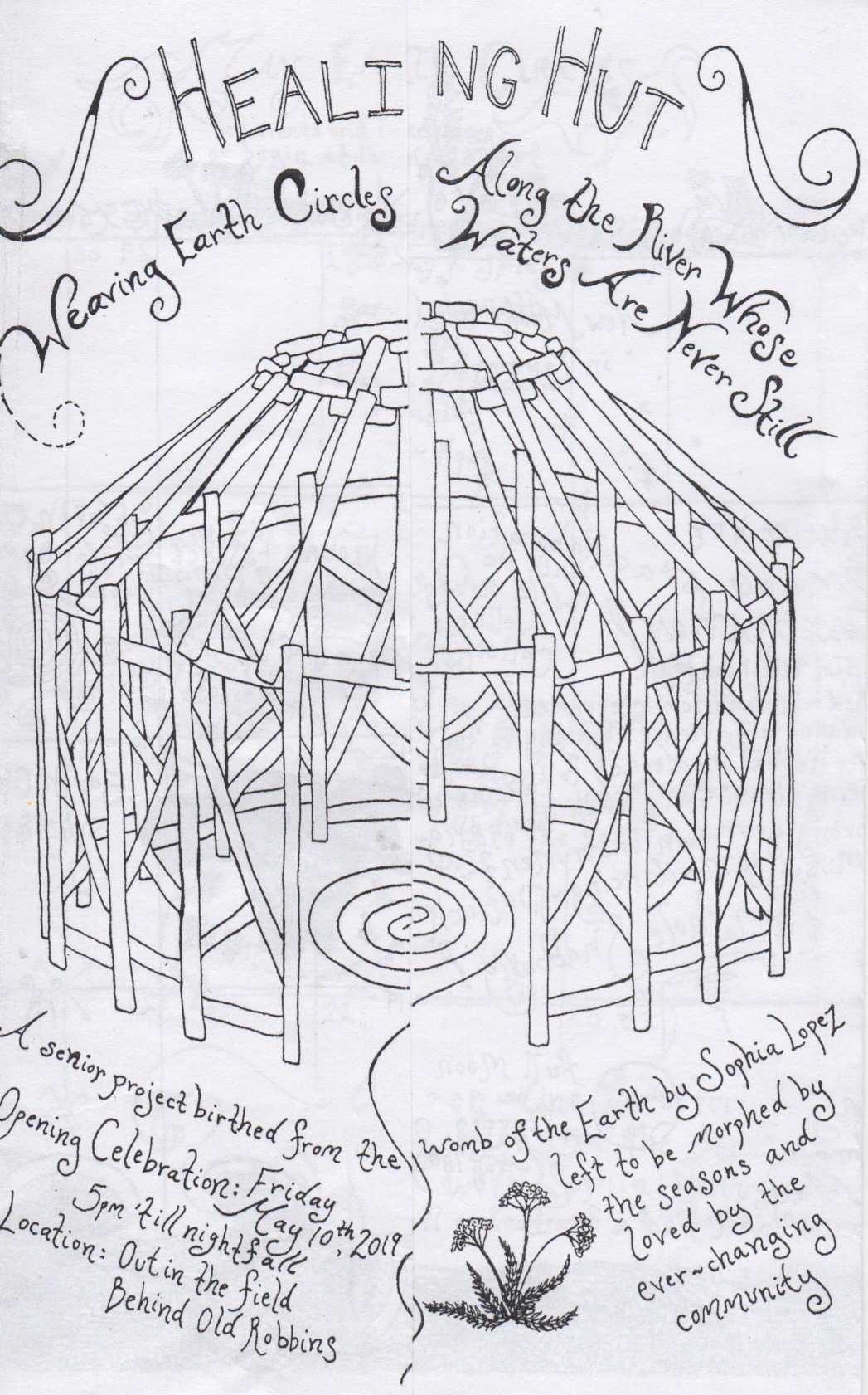 Sophia Lopez: Healing Hut&mdash;Weaving Earth Circles Along the River Whose Waters Are Never Still