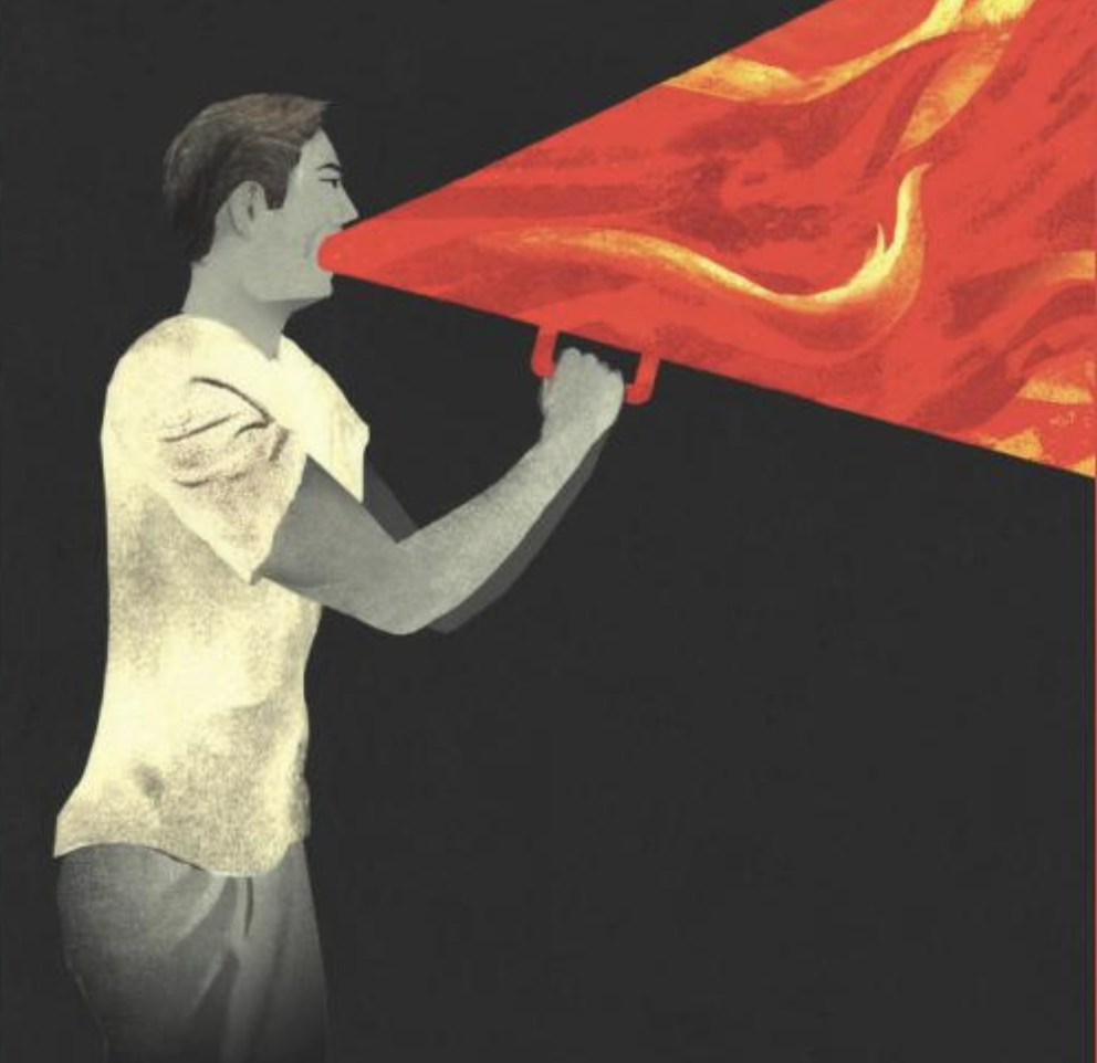 Image: &quot;Even Speech We Hate Should Be Free&quot; by Brian Stauffer, from Richard Wilson&#39;s book&nbsp;Incitement on Trial&nbsp;(Cambridge&nbsp;University Press). brianstauffer.com