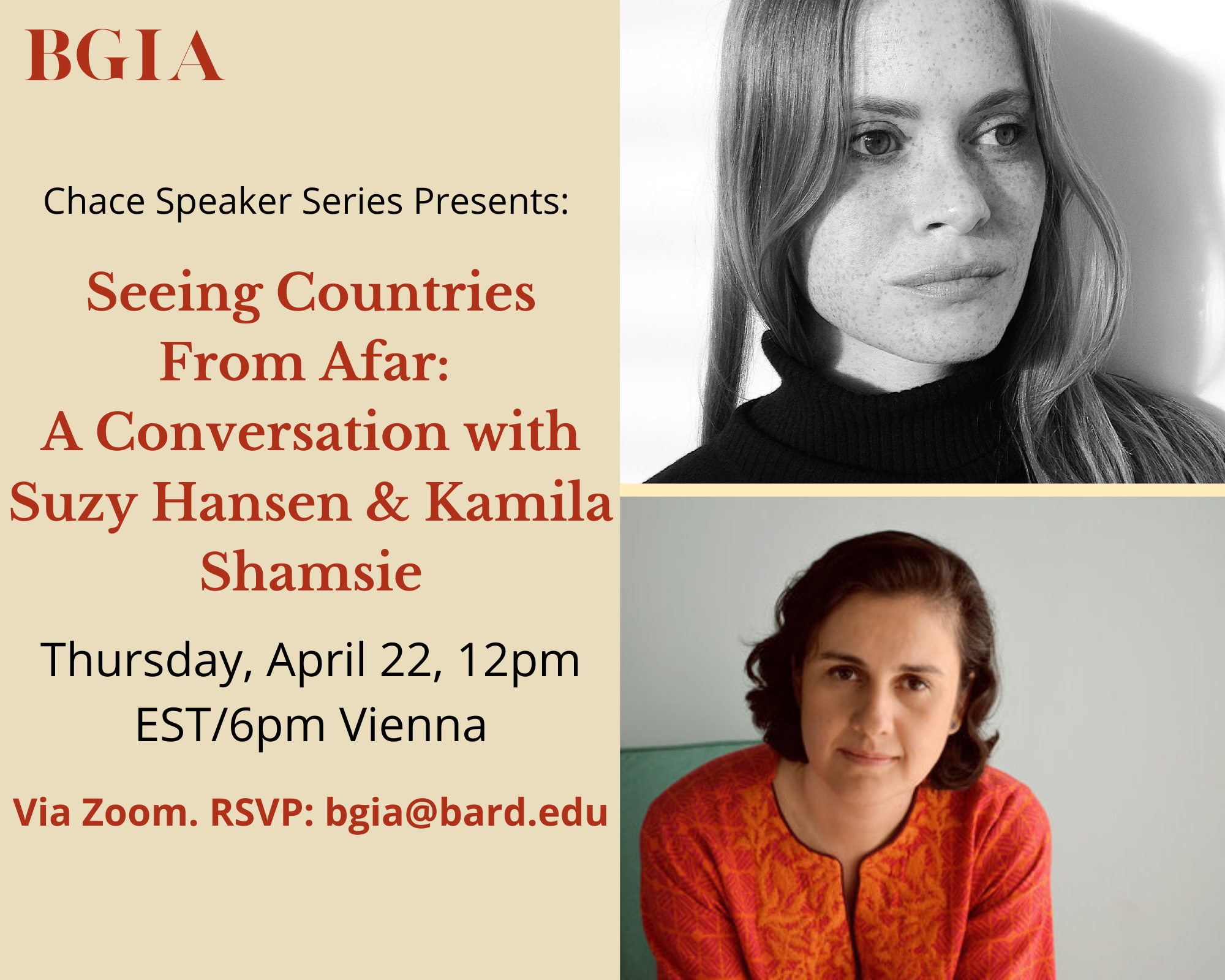 Seeing Countries From Afar: A Conversation with Suzy Hansen &amp; Kamila Shamsie