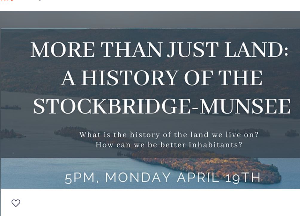 More than Just Land: A History of the Stockbridge-Munsee&nbsp;