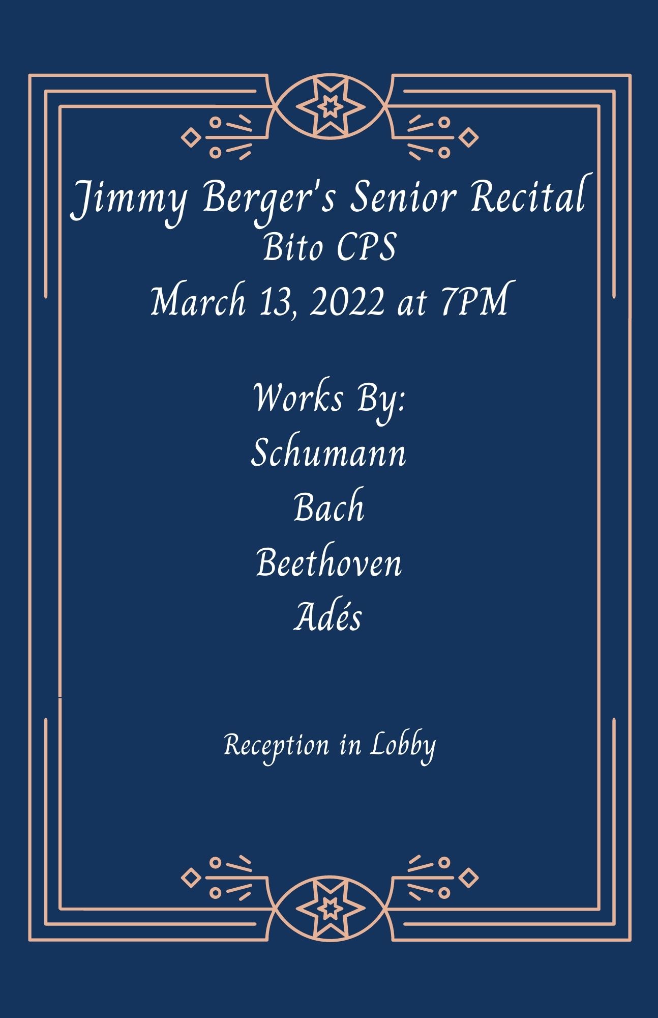 Degree Recital: Jimmy Berger,&nbsp;piano