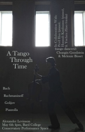 Degree Recital: Alexander Levinson, cello, with pianists Pei-I Hsu and Hannah Park-Kaufmann, and violinist Yuchen Zhao&nbsp;