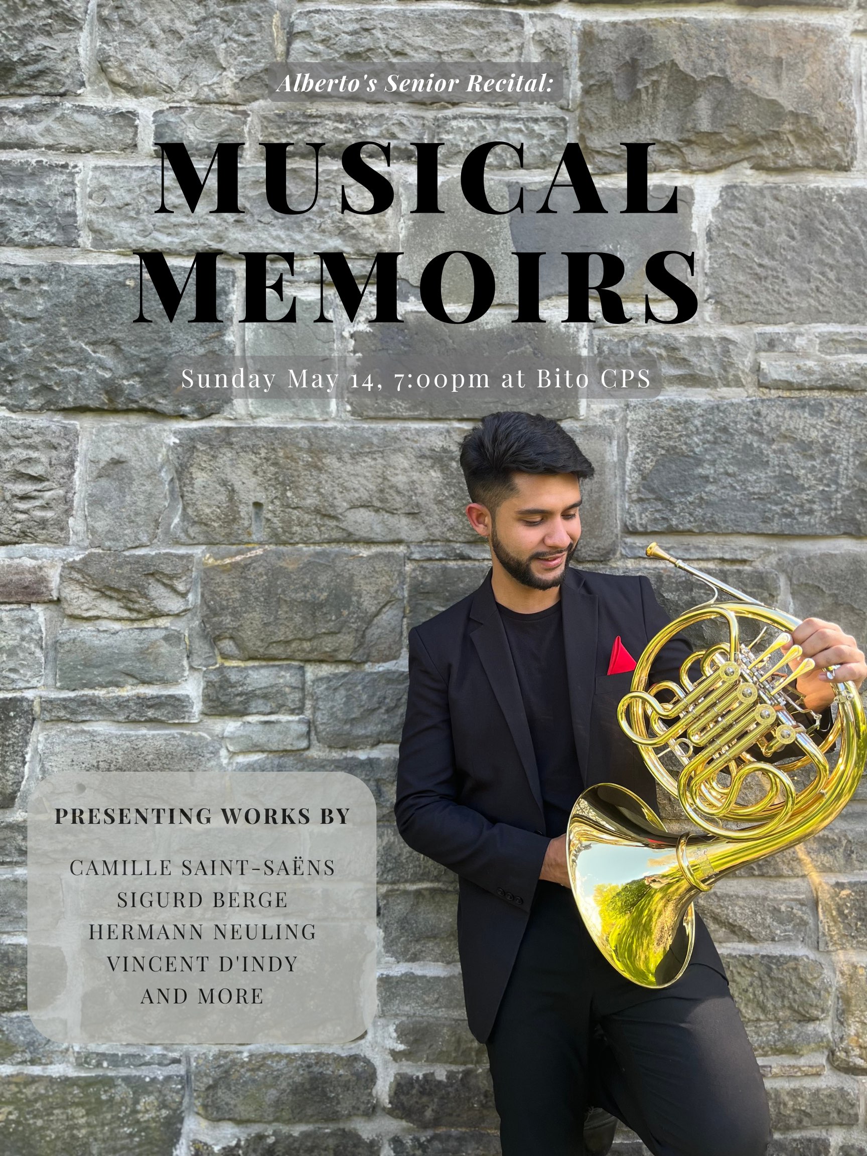 Degree Recital: Alberto Arias Flores, horn