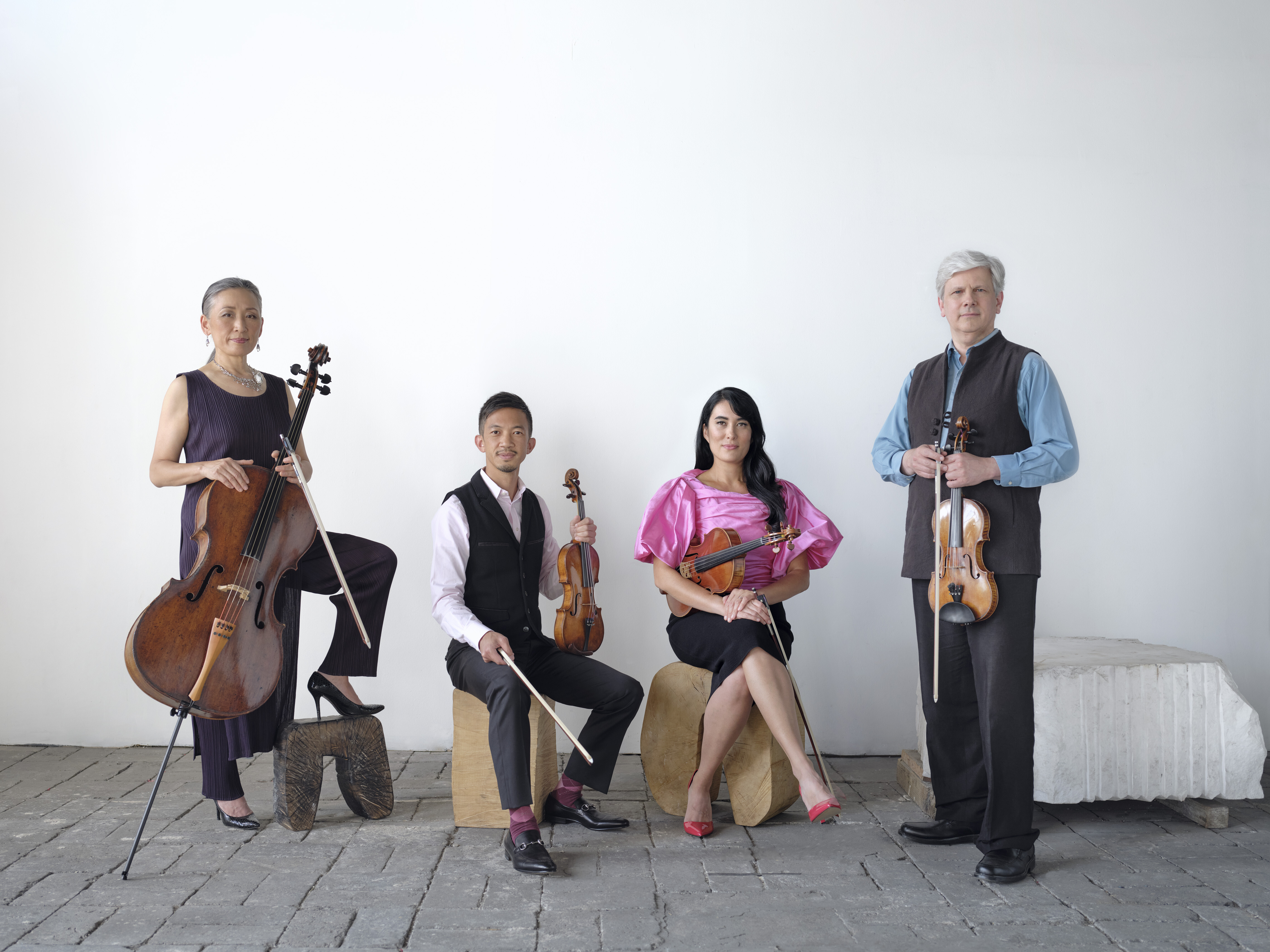 Conservatory faculty member Melissa Reardon, viola, with&nbsp;&nbsp;Nicholas Kitchen,&nbsp;violin,&nbsp;Kristopher Tong,&nbsp;violin , and&nbsp;Yeesun Kim, cello