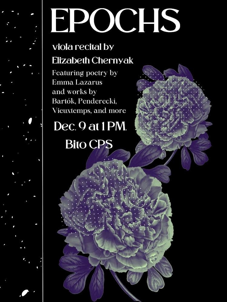 Viola Recital: Elizabeth Chernyak, with Nomin Samdan, piano