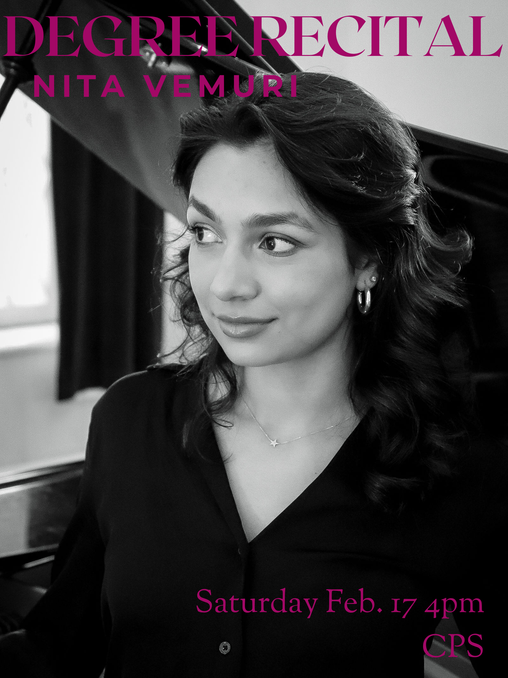 Degree Recital: Nita Vemuri, piano