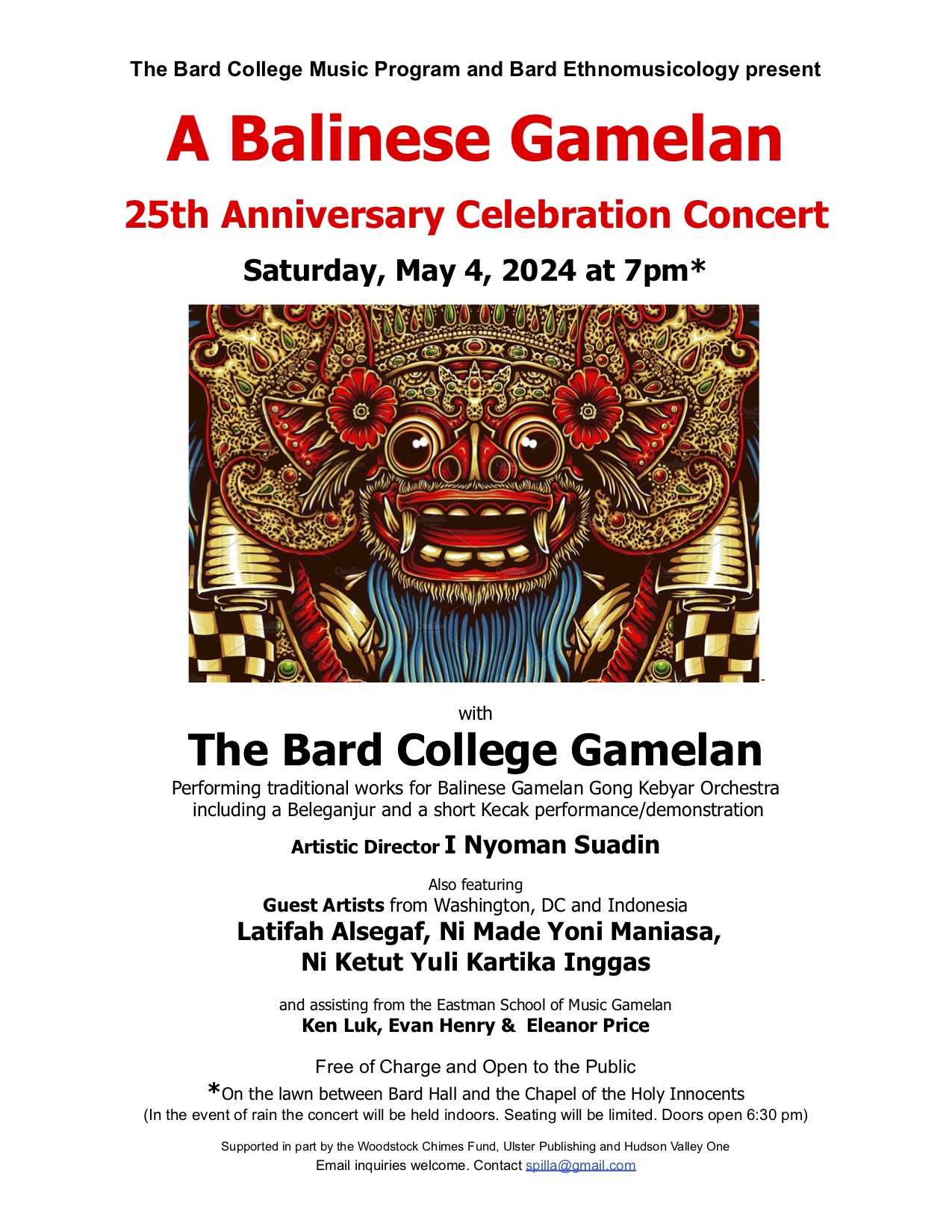 Gamelan&nbsp;Spring Concert
