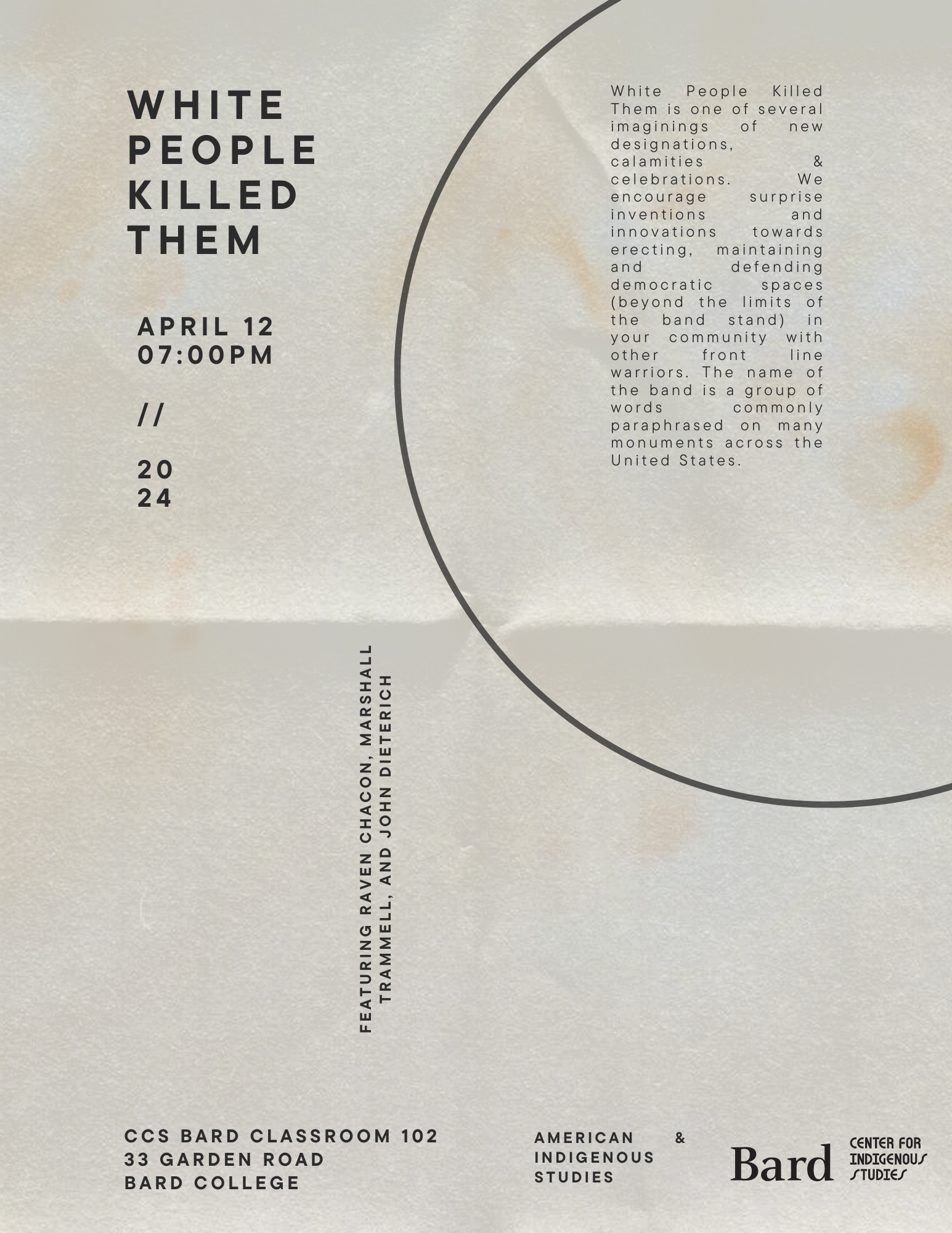 Workshop with Guest Composers&nbsp;Raven Chacon, Marshall Trammell, and John Dieterich