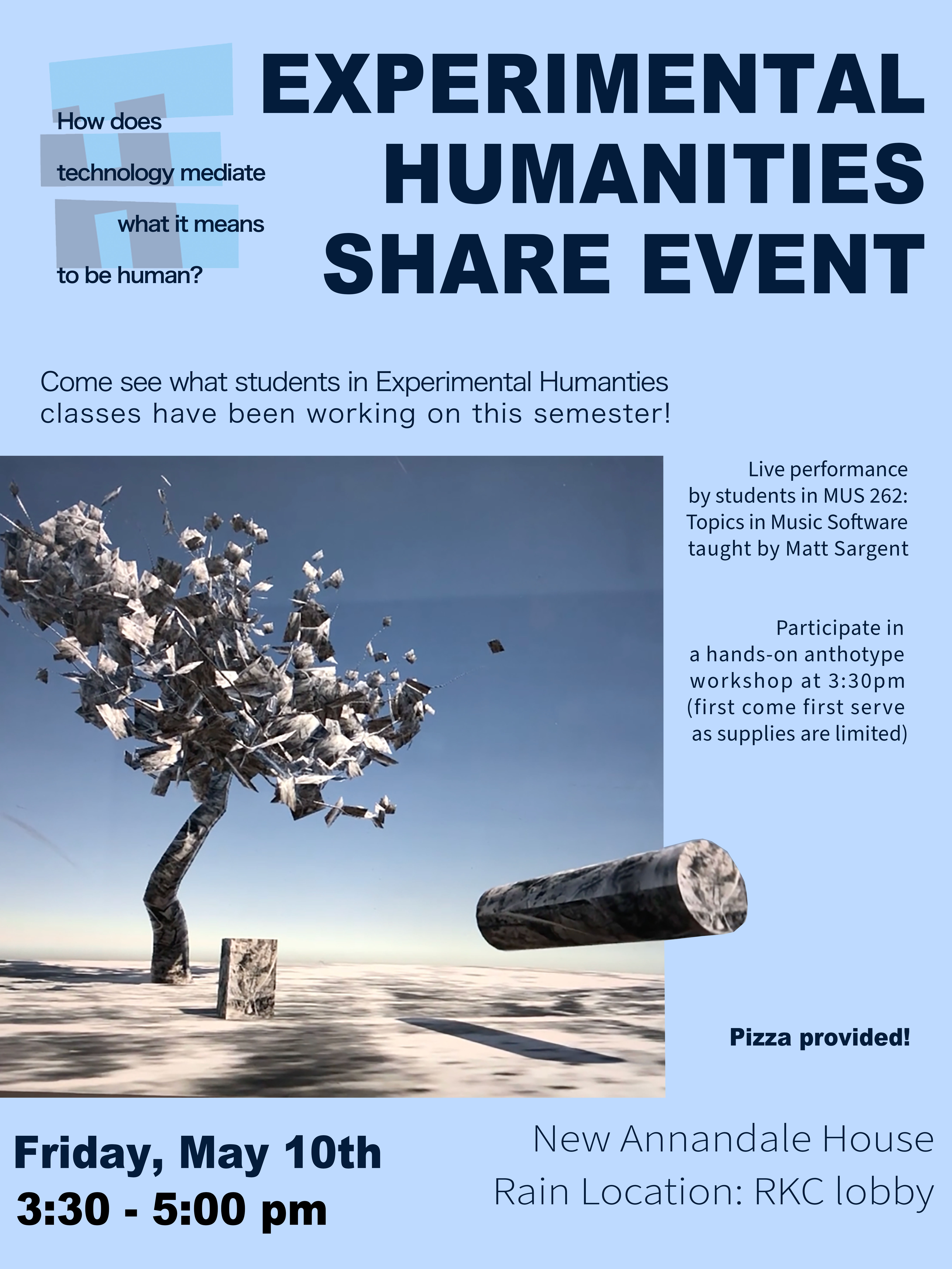 Experimental Humanities Share Event