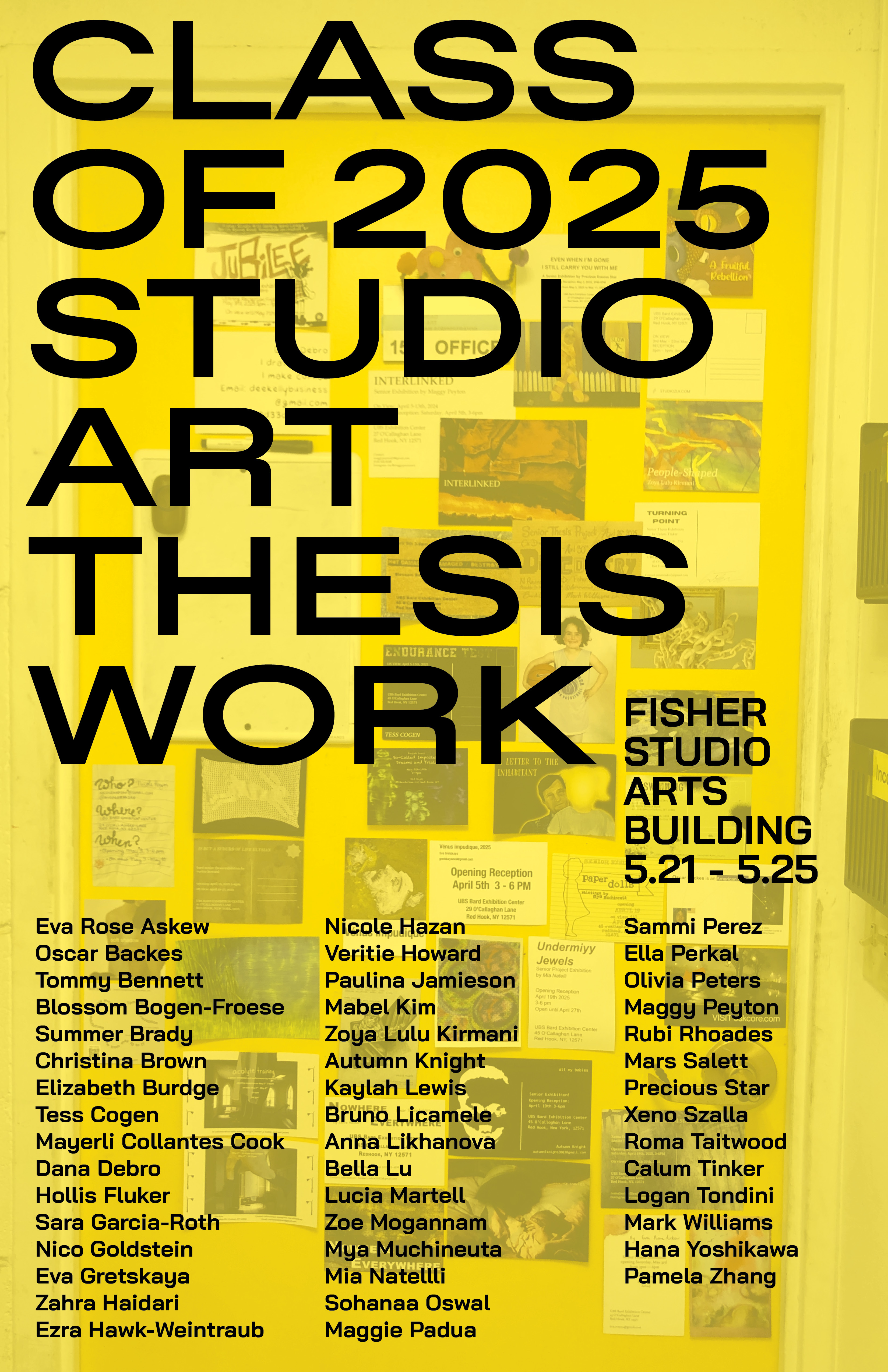 Studio Art Class of 2025 Commencement Exhibition