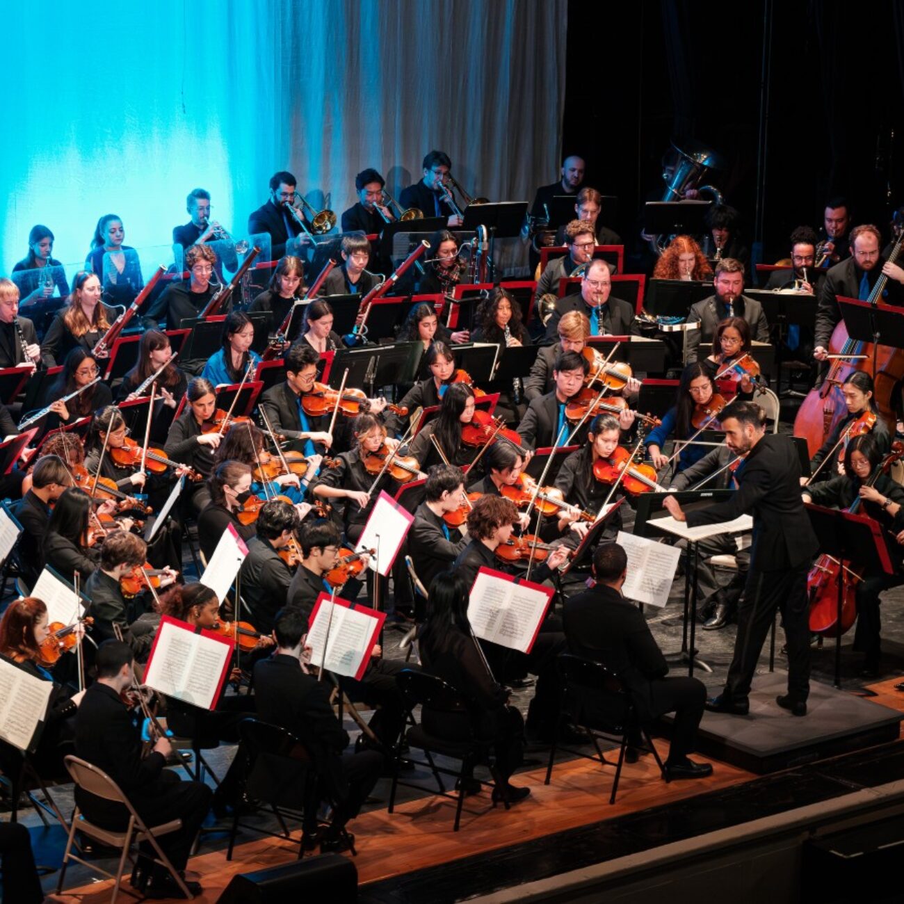 Conductor Leonardo Pineda, The Orchestra Now, and the All-City High School Orchestra by David DeNee