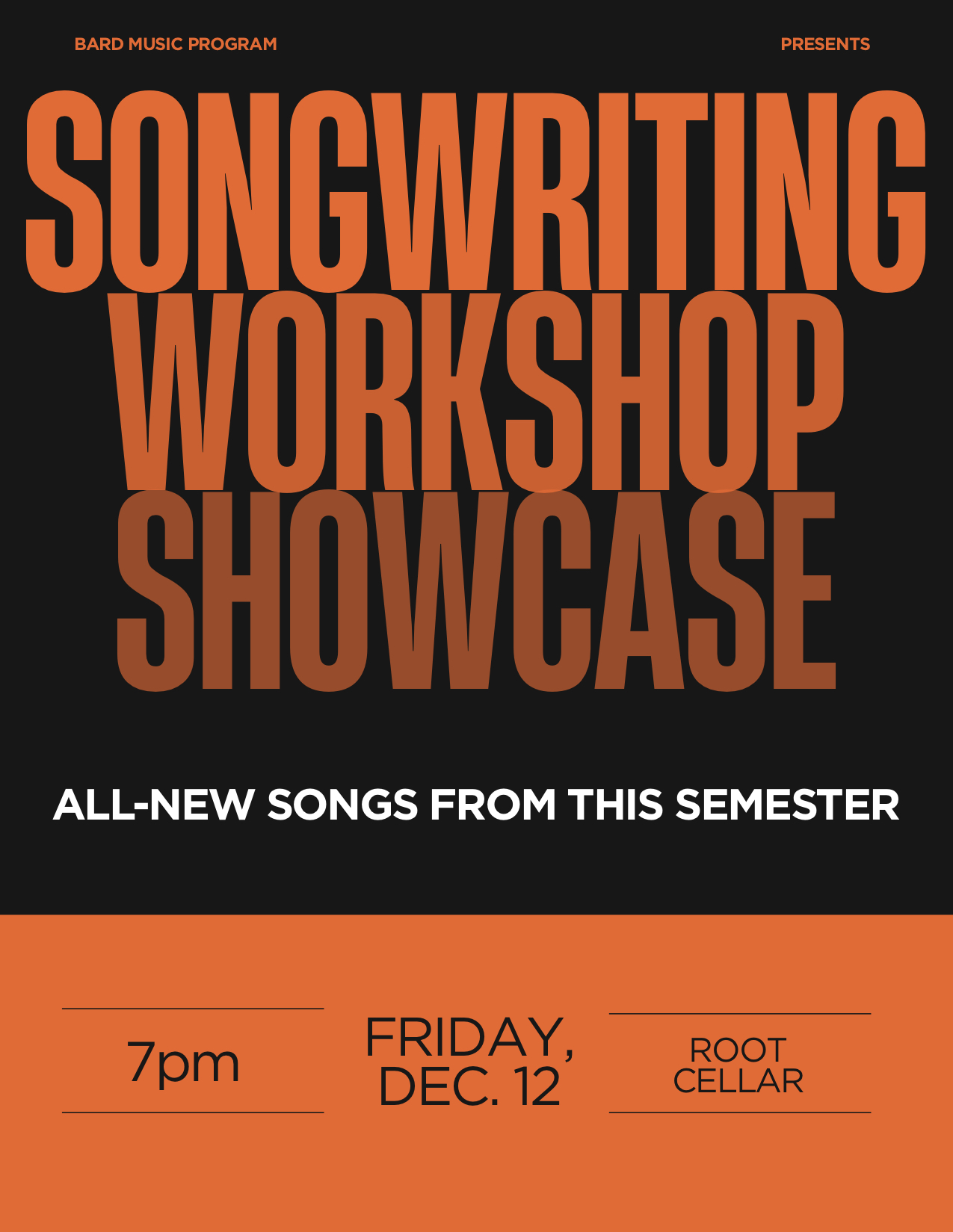Songwriting Workshop&nbsp;