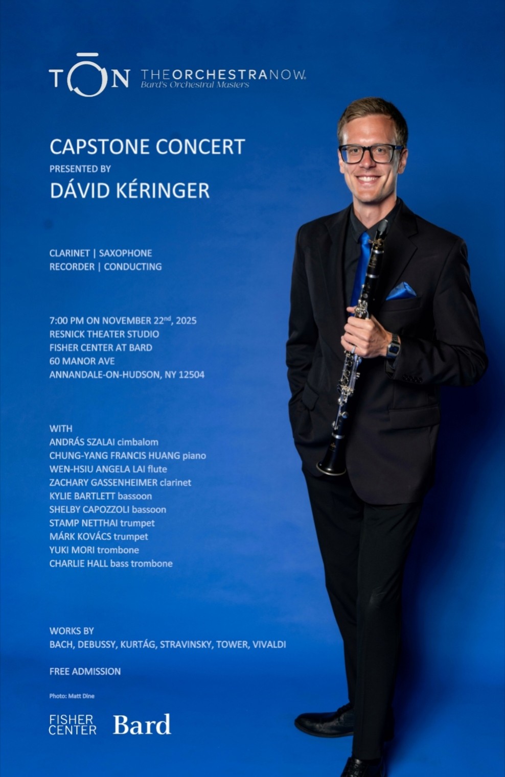 T&#332;N&nbsp;Capstone Concert Presented by D&aacute;vid K&eacute;ringer
