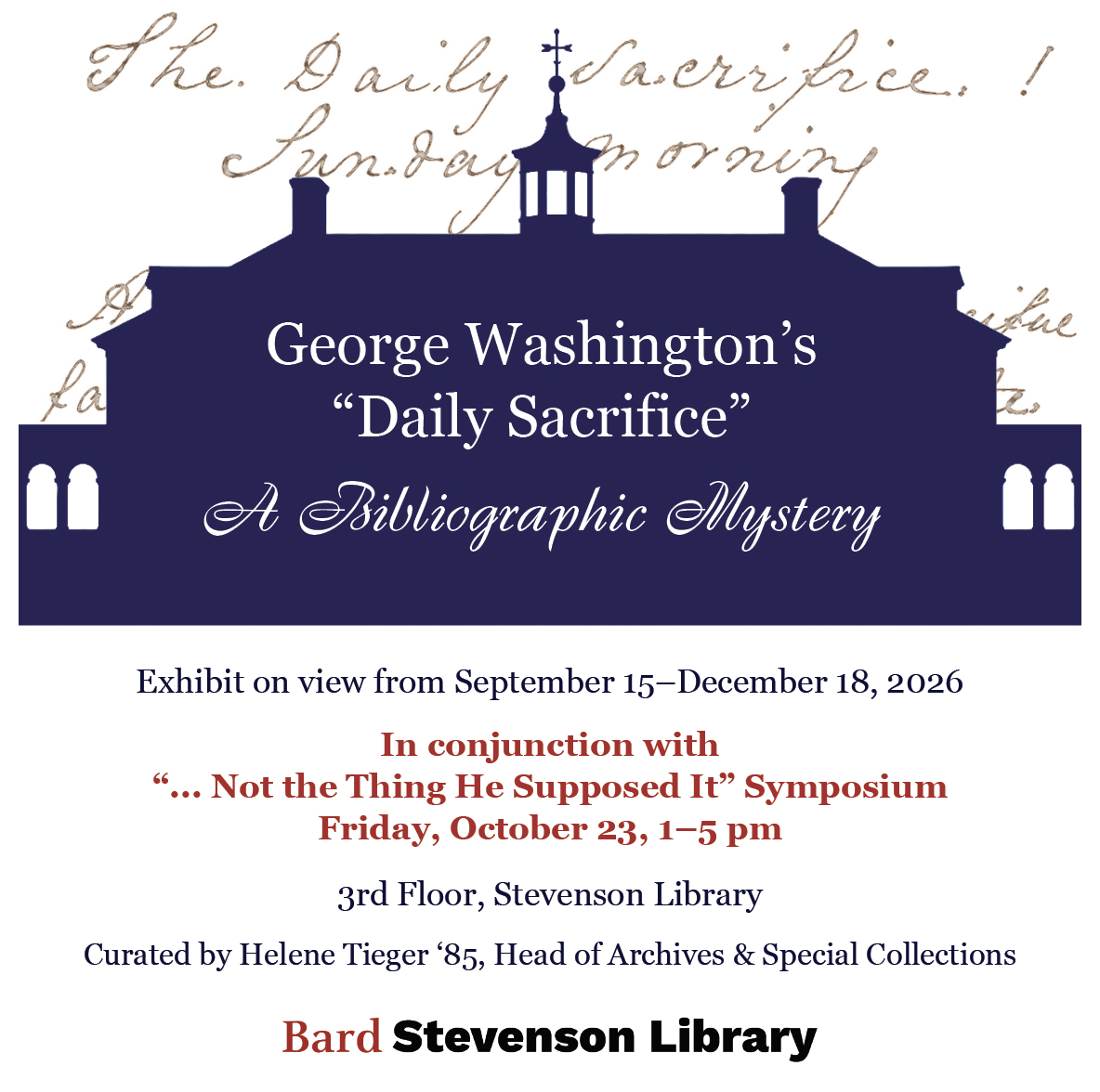 George Washington's "Daily Sacrifice": A Bibliographic Mystery