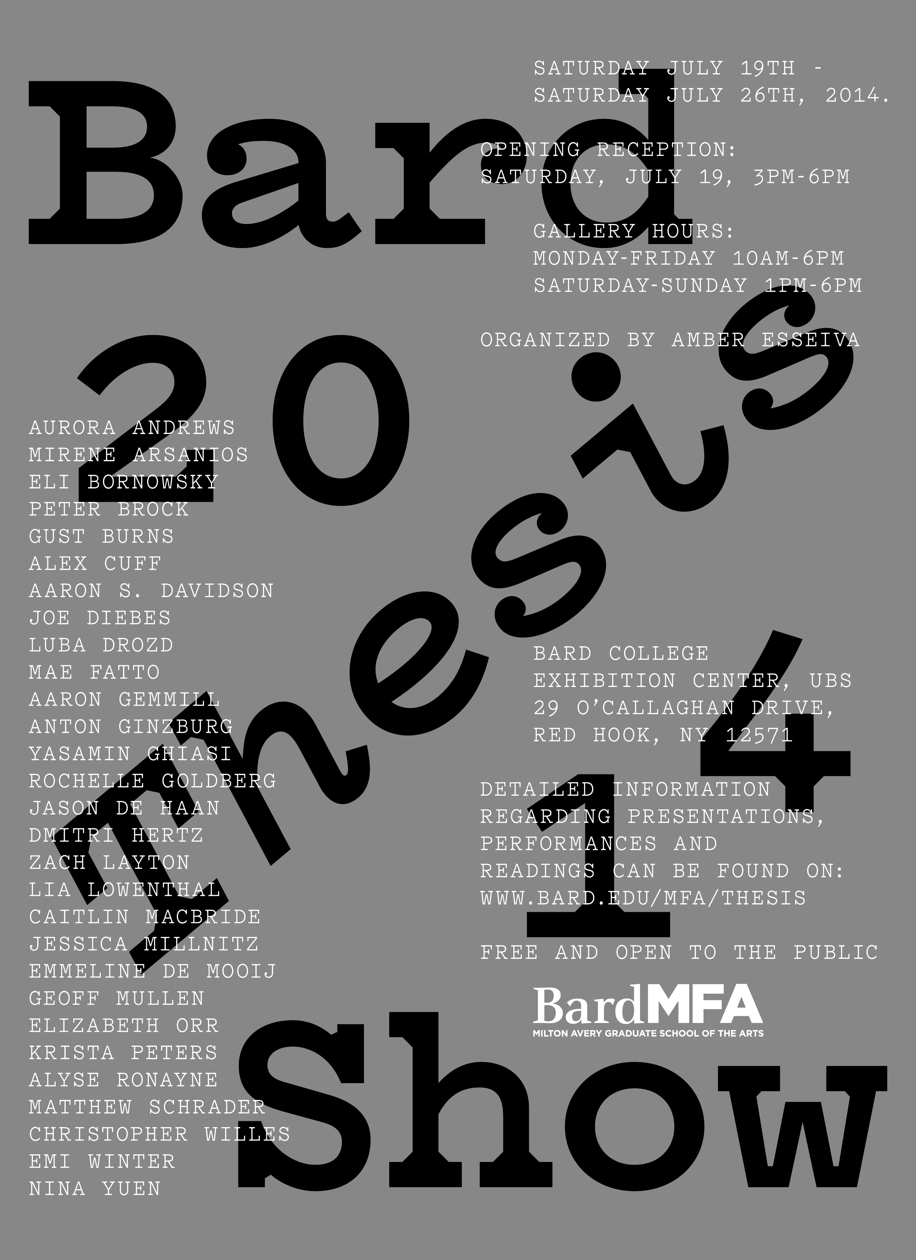 Visit https://bard.edu/mfa/thesis