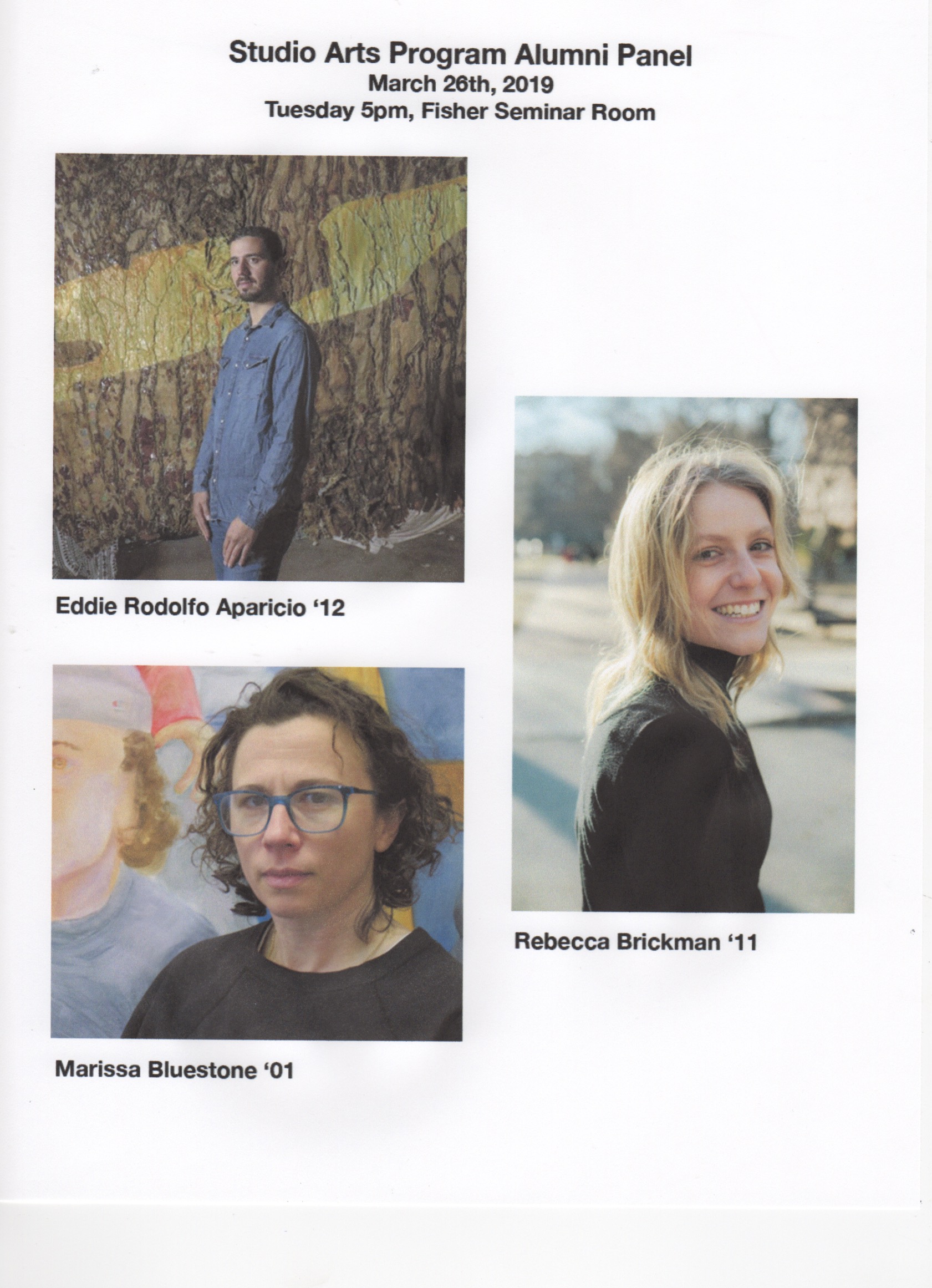 The Annual Spring Semester Alumni/ae Panel