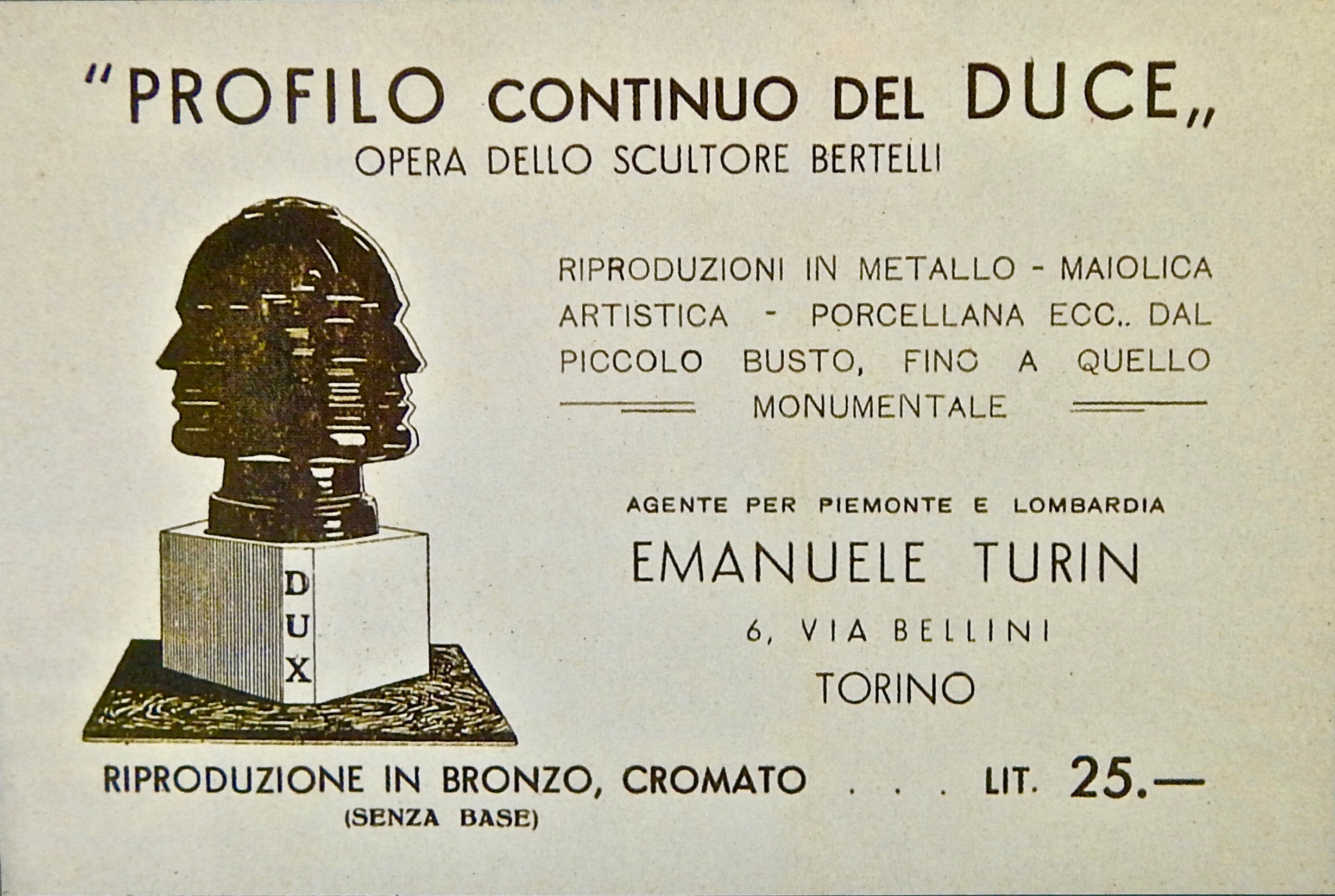 Continuous Revolution: Mussolini's Profile between Futurist Spin and Fascist Propaganda