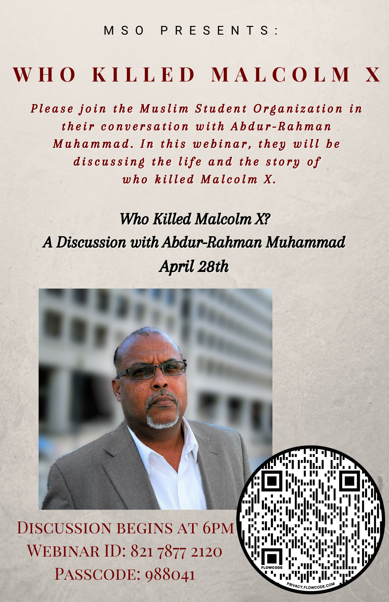 Visit https://bard.zoom.us/j/82178772120?pwd=MjFlTHdjdFZ5QUx4NG1DZERUVVdwZz09#success