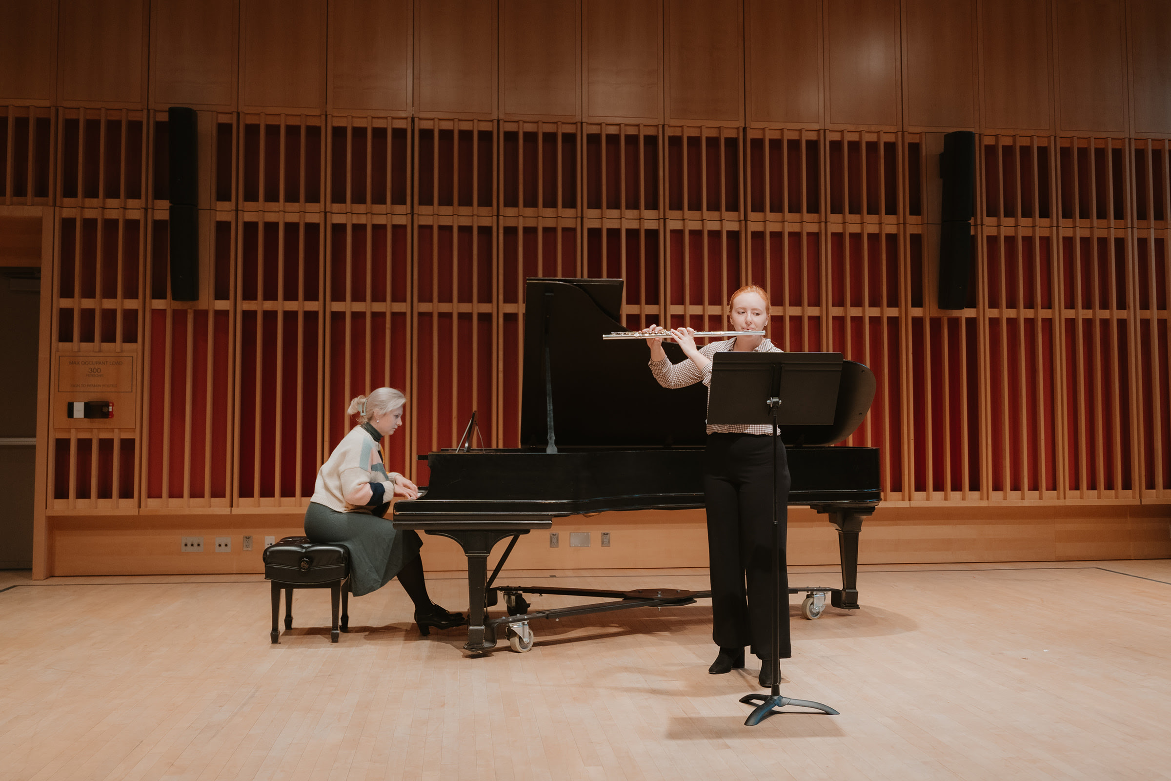 Conservatory Noon ConcertWorks for double bass, violin, flute, clarinet, cello, and piano