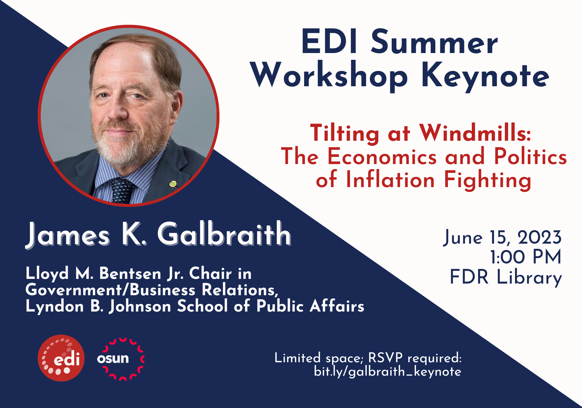 James K Galbraith on "The Economics and Politics of the Fed's Fight Against Inflation"