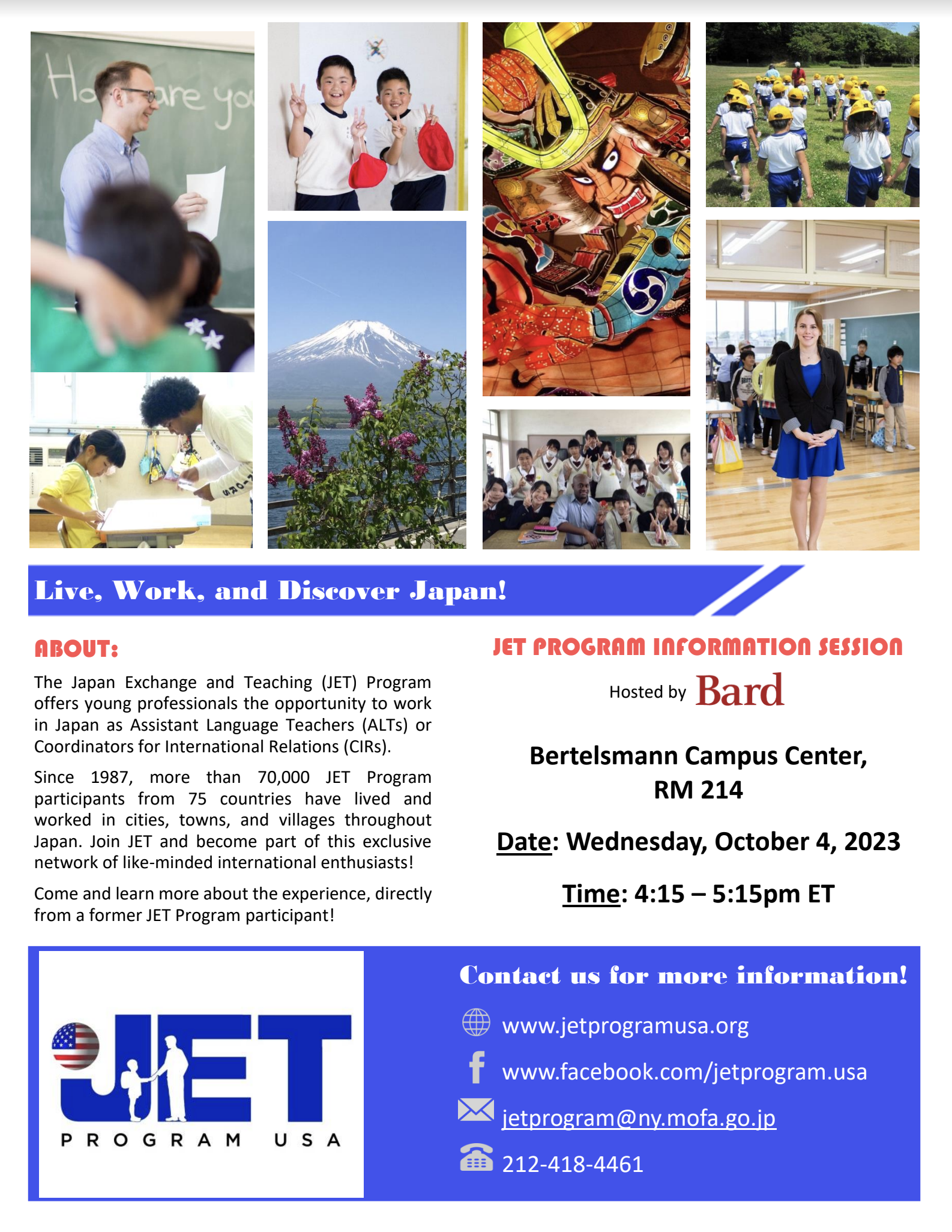 JET: Japanese Exchange and Teaching Program