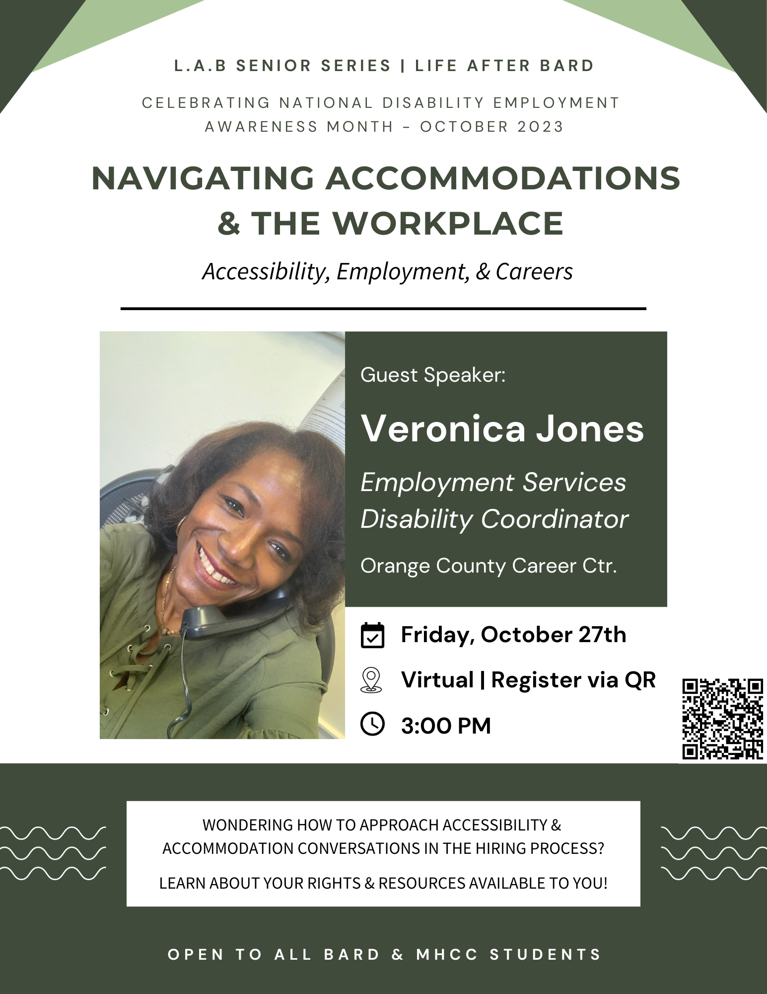 Navigating Accommodations and the Workplace: Accessibility, Employment, and Careers&nbsp;
