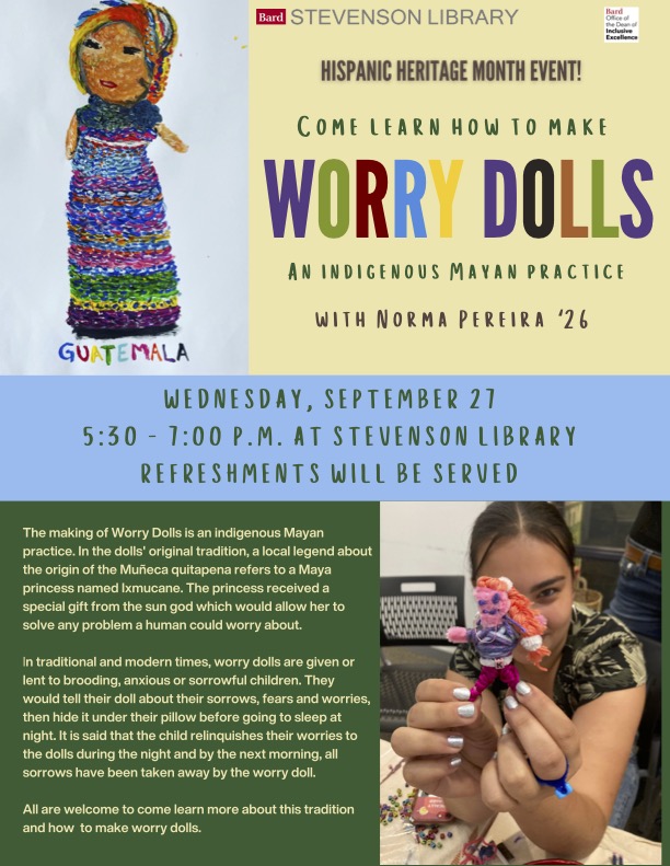 Come Learn How to Make Guatemalan Worry Dolls