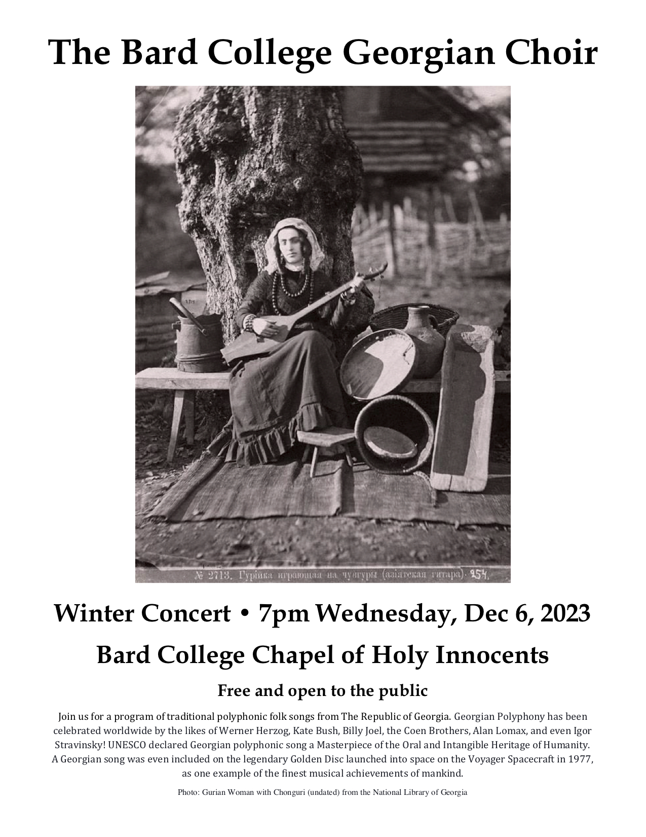 Georgian Choir Fall Concert