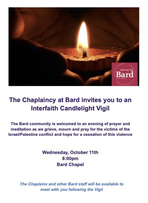 Interfaith Candlelight Vigil for Israel/Palestine