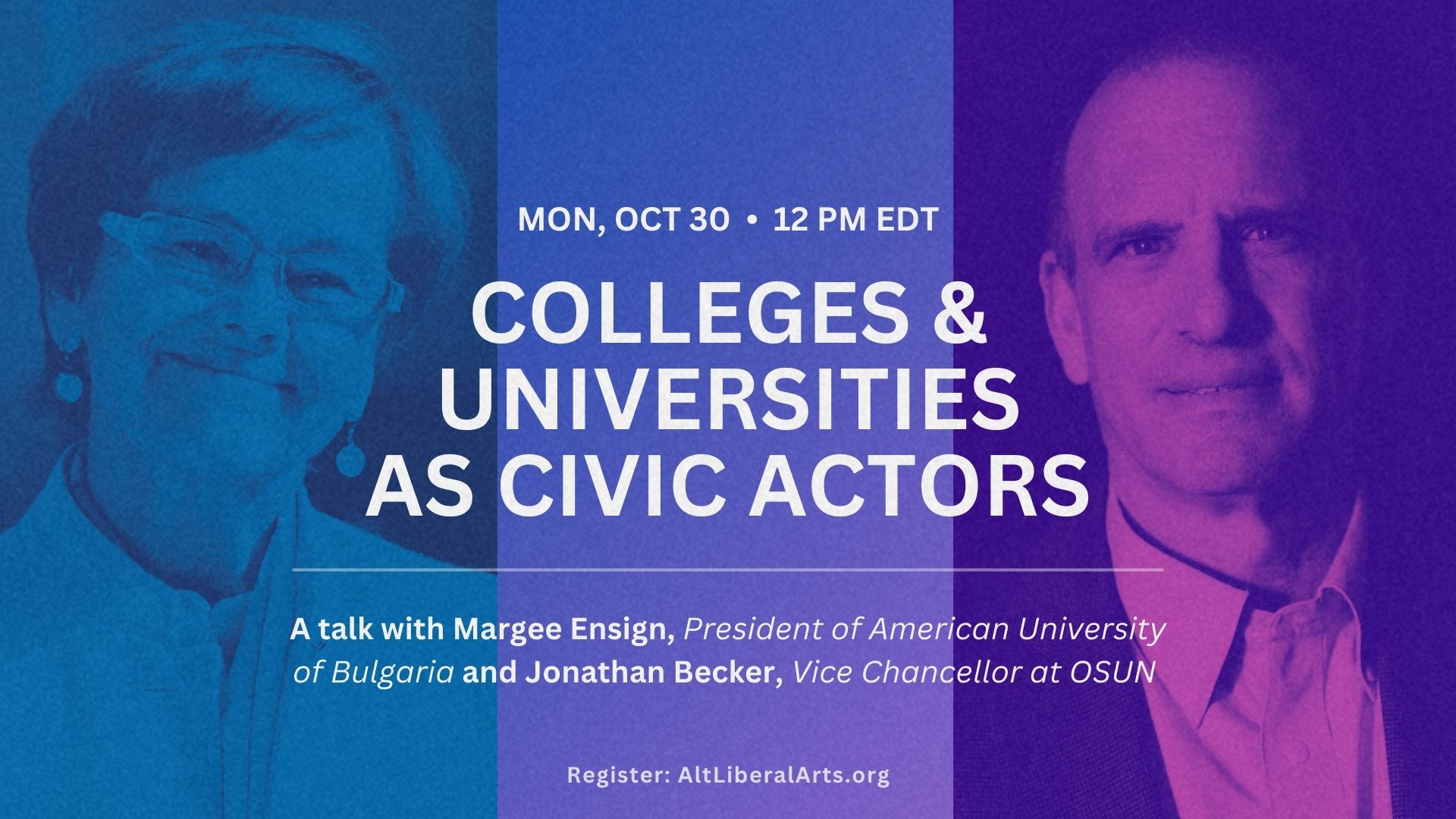 Colleges and Universities as Civic Actors