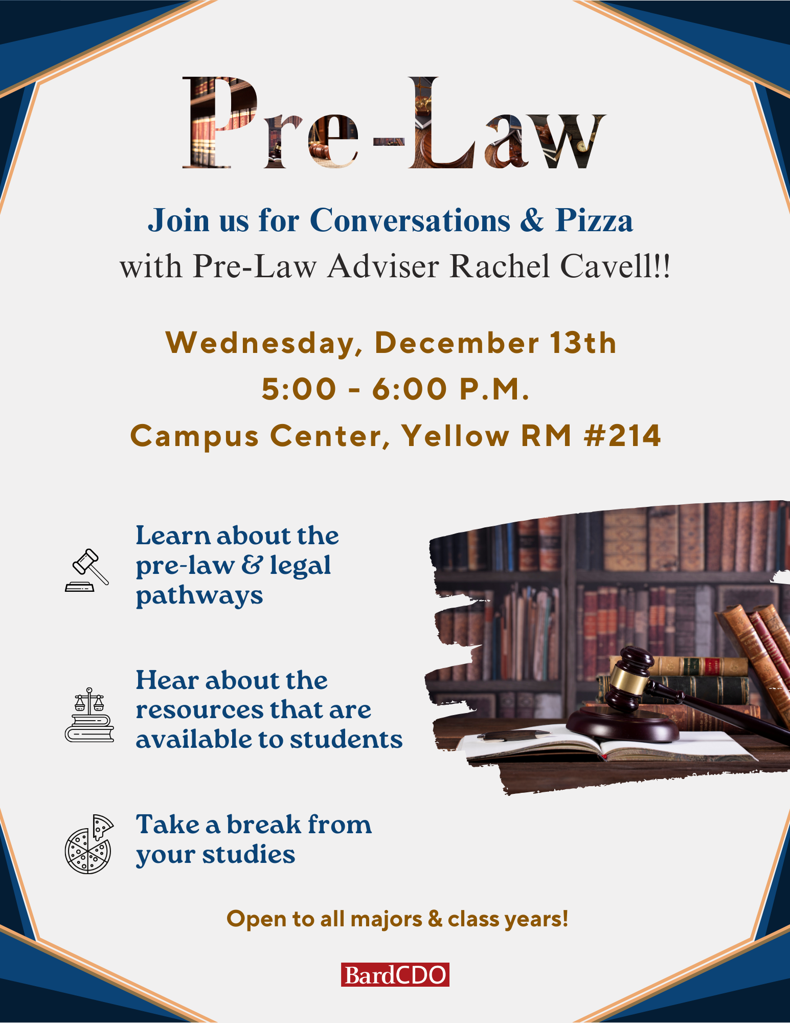 Pre-Law &amp; Pizza Gathering