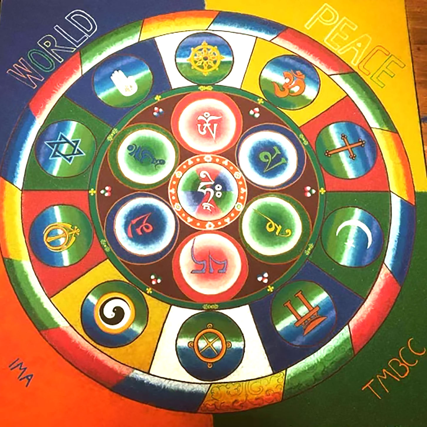 The Making of a Sand Mandala