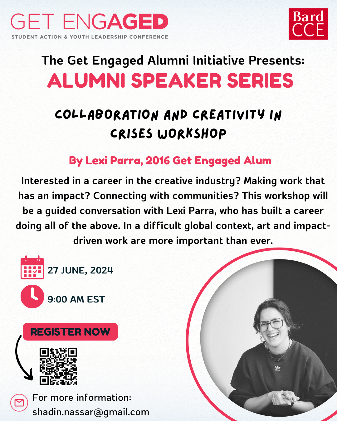 Get Engaged Alumni Speaker Series: "Collaboration and Creativity in Crises"