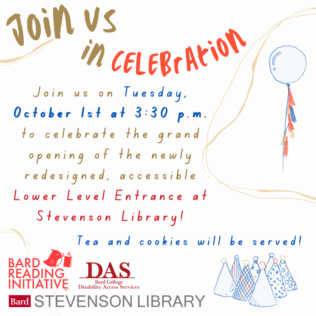 Grand opening of the library's new accessible entrance!