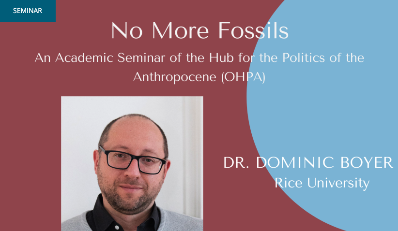 OHPA: Discussion on "No More Fossils"