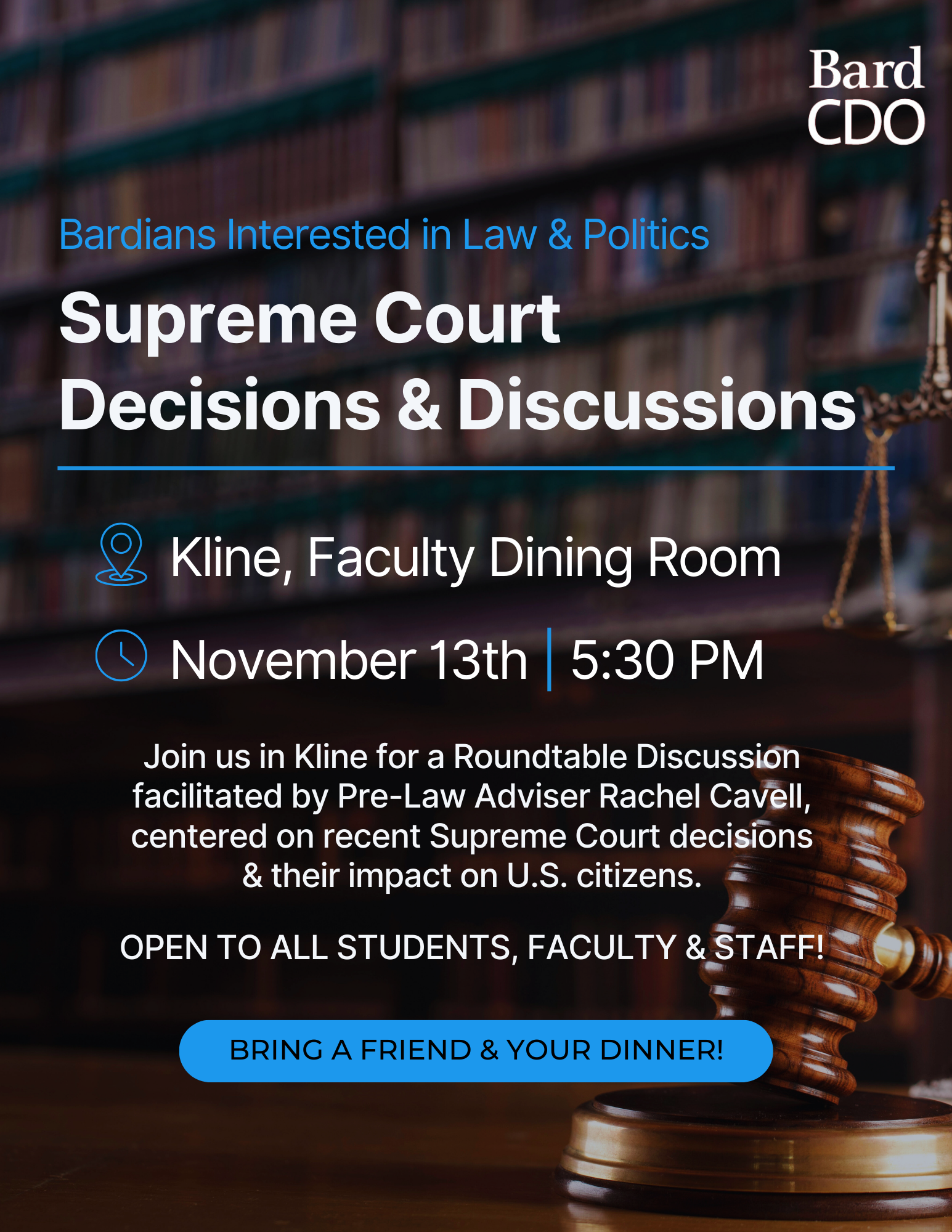 Supreme Court Decisions and Discussions roundtable event.; Supreme Court Decisions &amp; Discussions