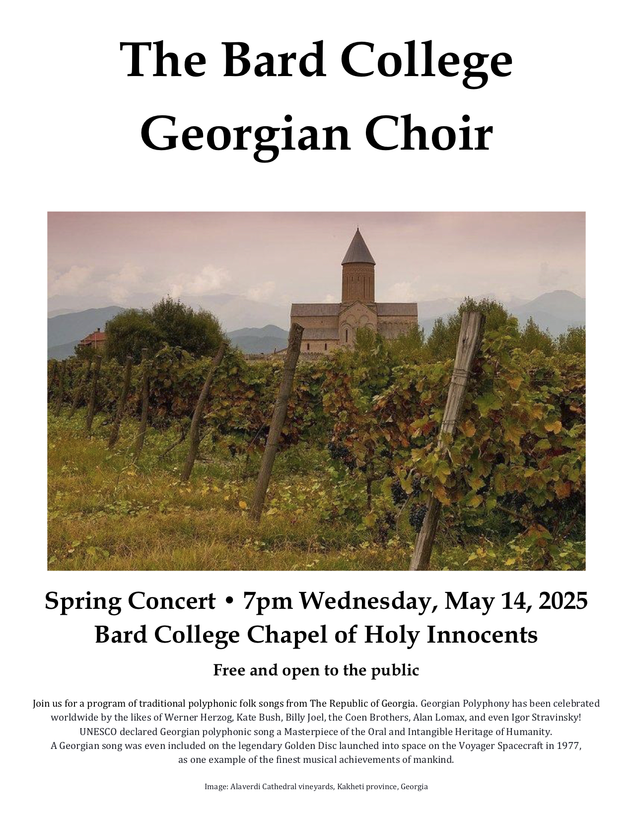 Georgian Choir&nbsp;concert