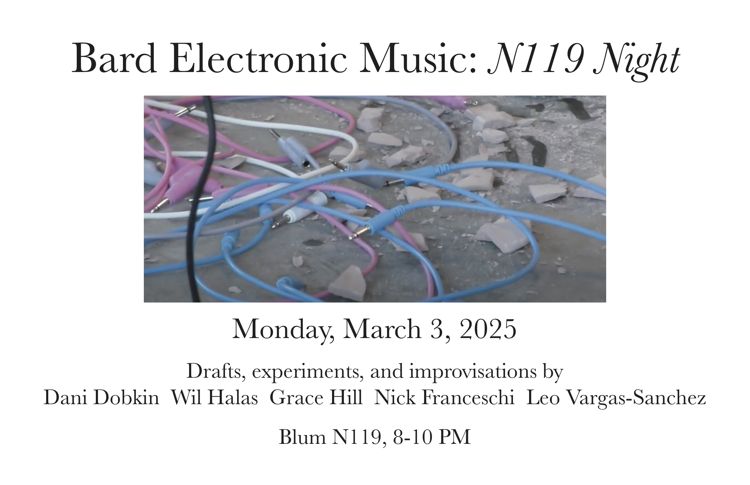 Blum Electronic Music Presents: N119 Night