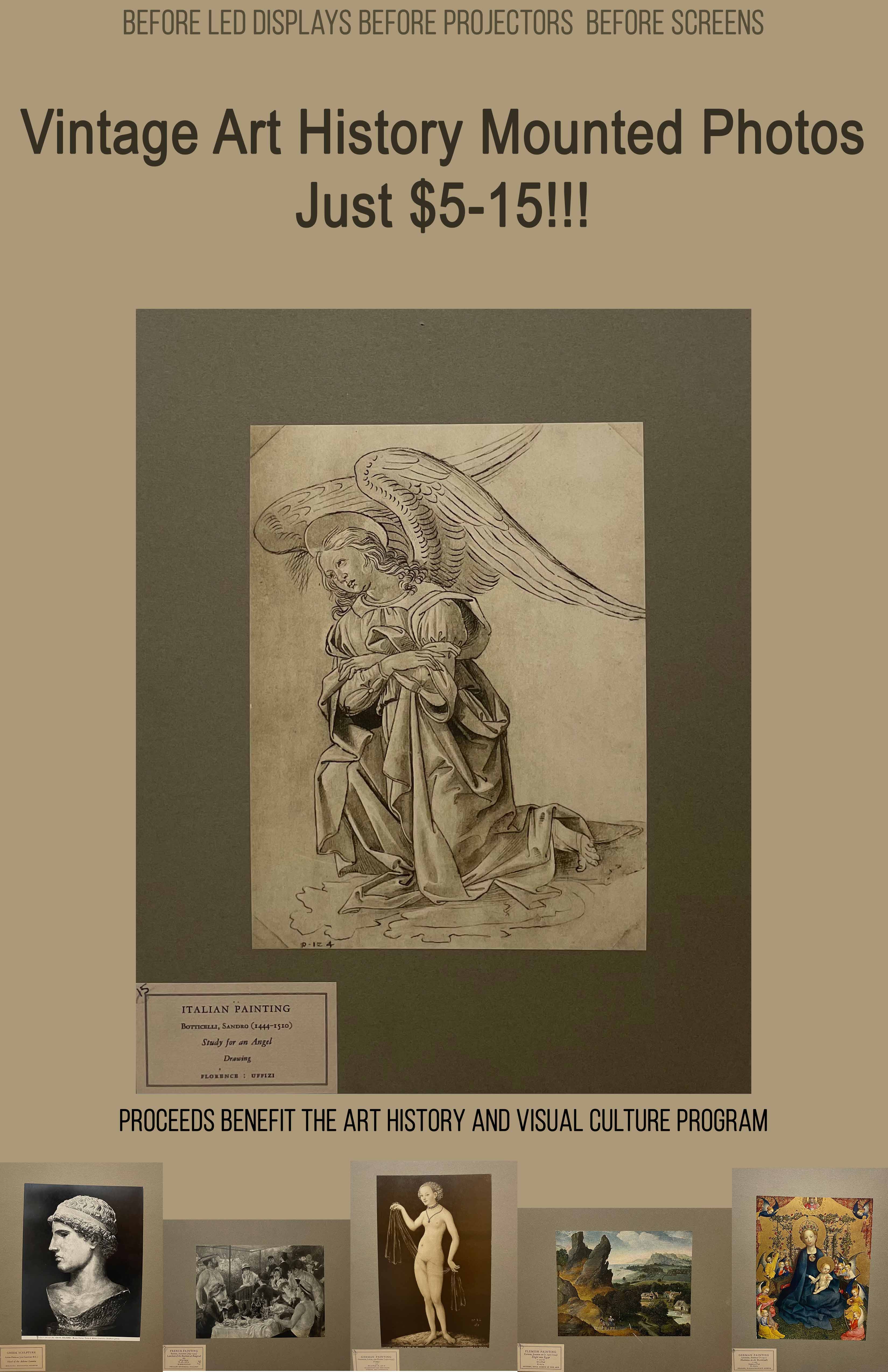 Vintage Art History Mounted Photos: Just $5 to $15!; SALE: Vintage Art History Mounted Photos&nbsp;