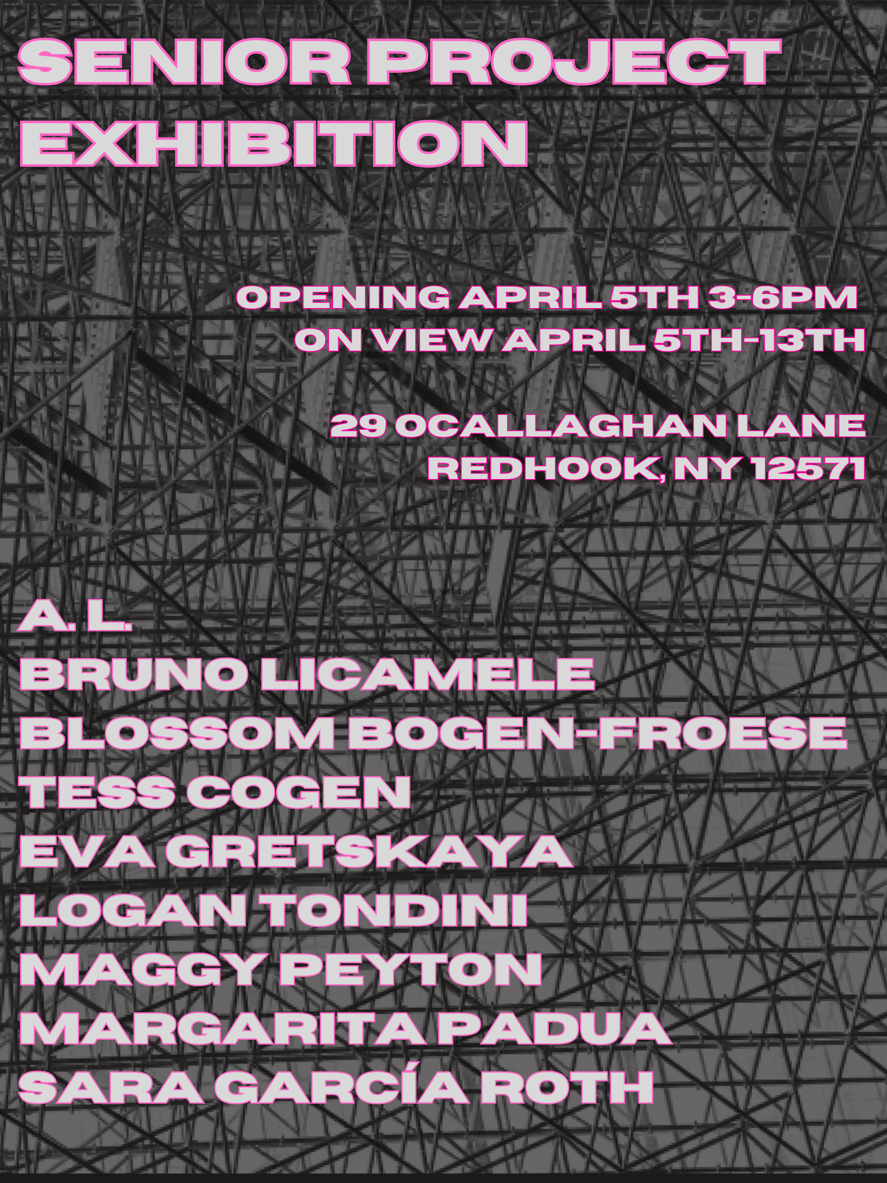 studio art senior project exhibition; Studio Art Senior Project Exhibition Opening Reception