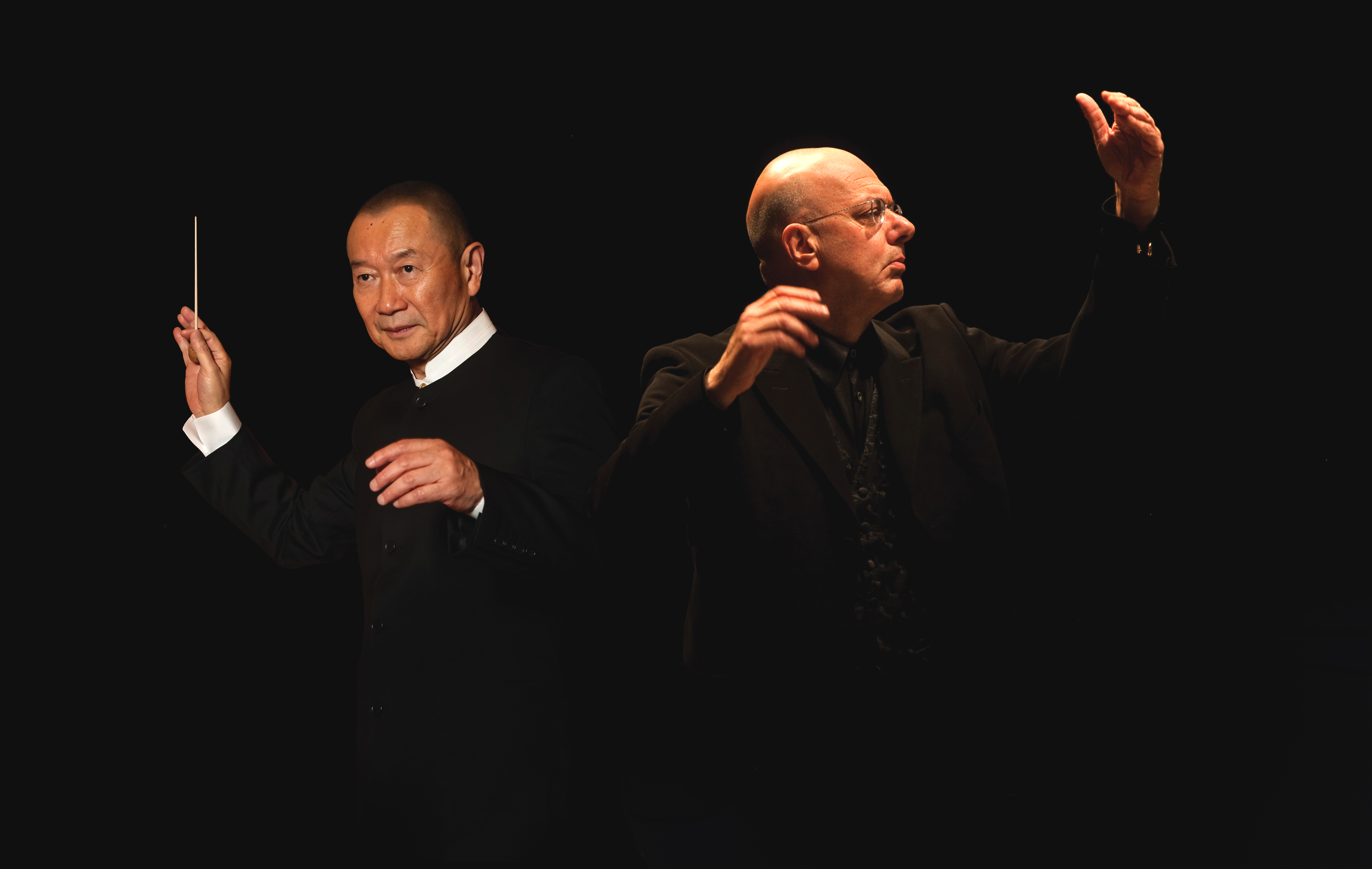 Two conductors side by side; Innovation and Legacy:&nbsp;An Anniversary Celebration with Bard Conservatory Orchestra