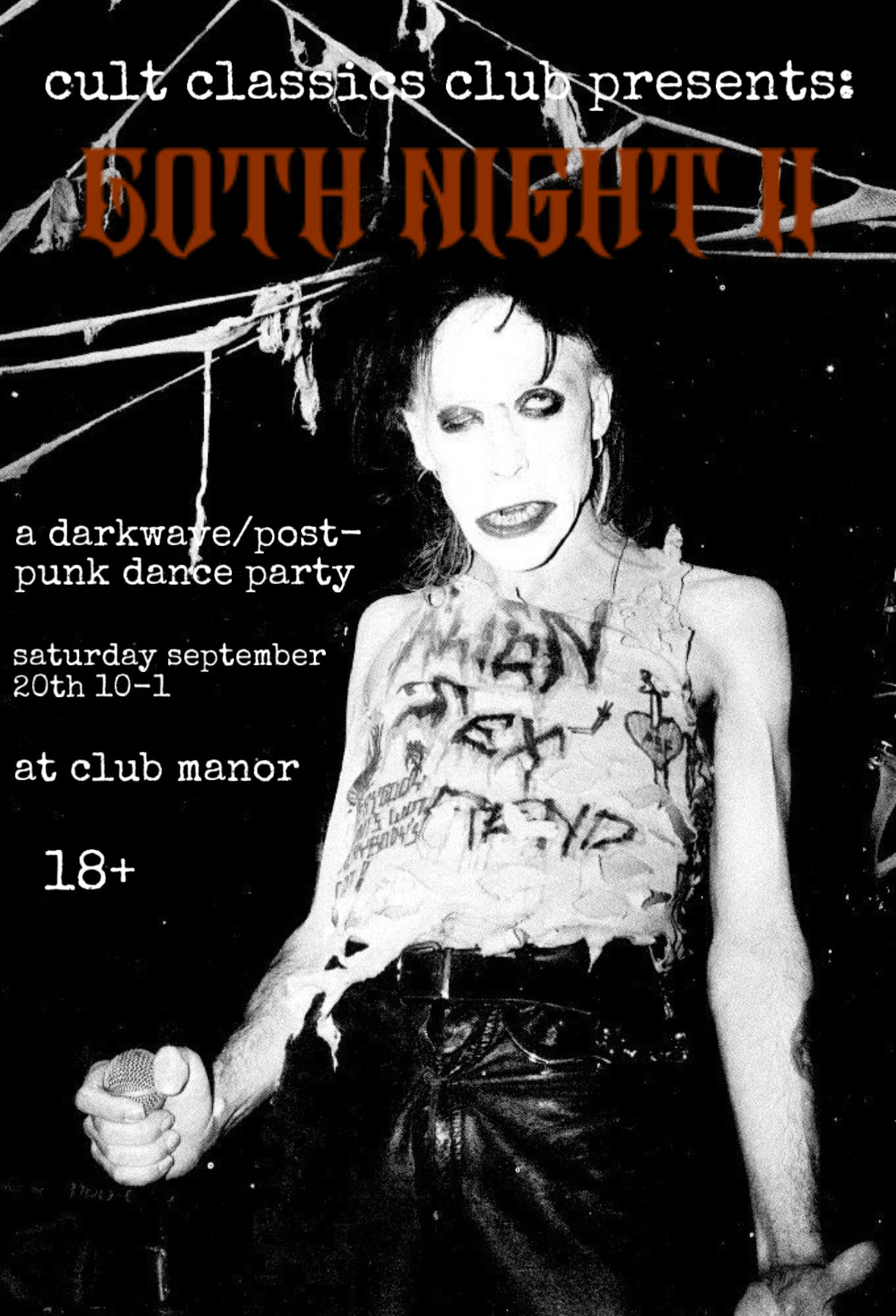 Cult Classics Presents: Goth Nite - Halloween Edition!