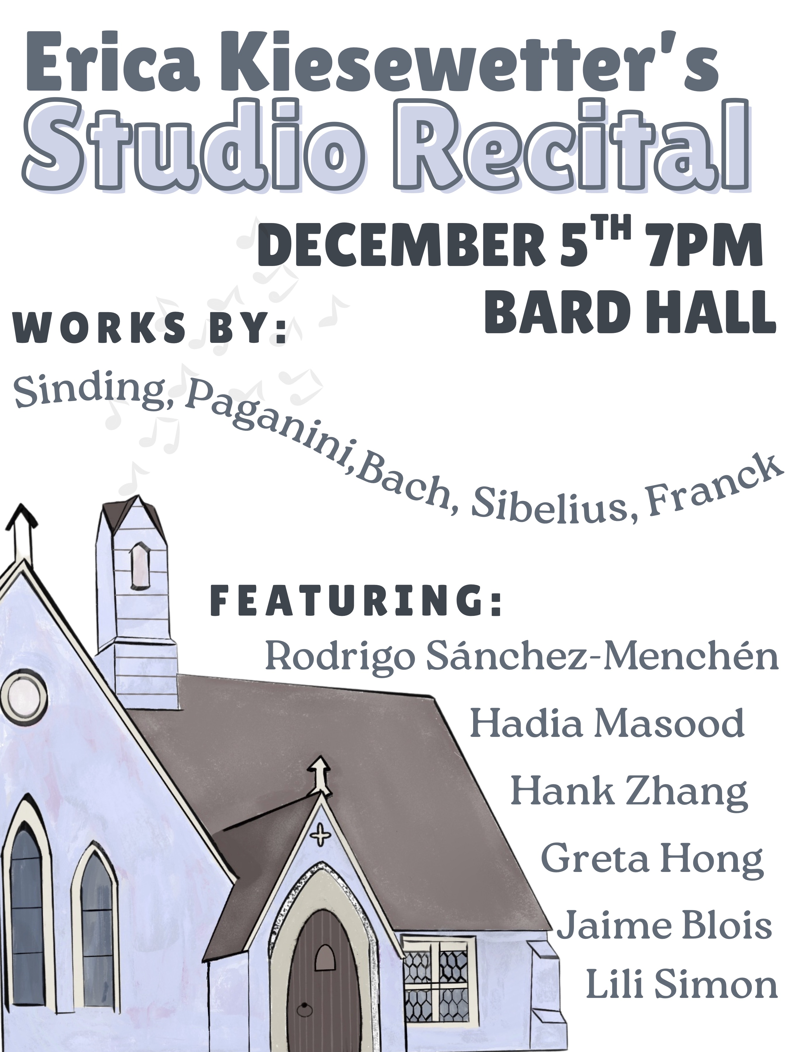 Erica Kiesewetter&nbsp;Studio Recital&nbsp;
