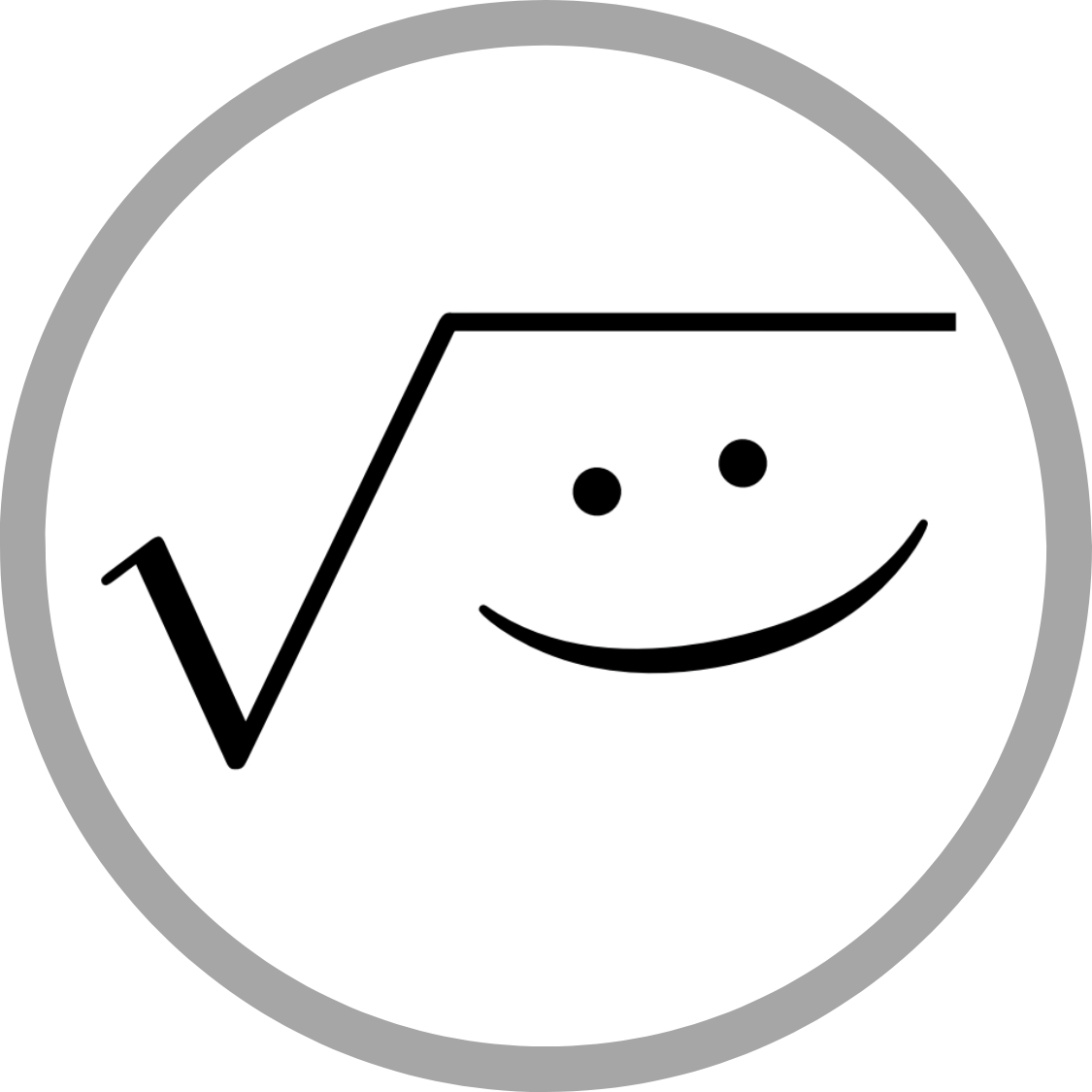 A division sign with a smile.; Bard Quantitative Program:&nbsp;Physics Study Room