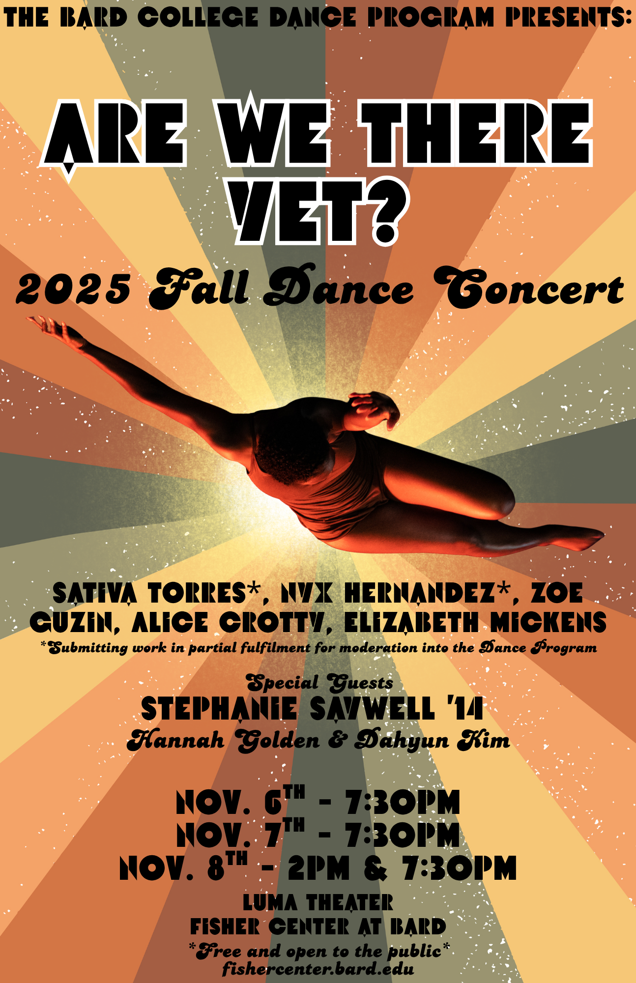 Are We There Yet Dance program concert.; Visit https://dance.bard.edu