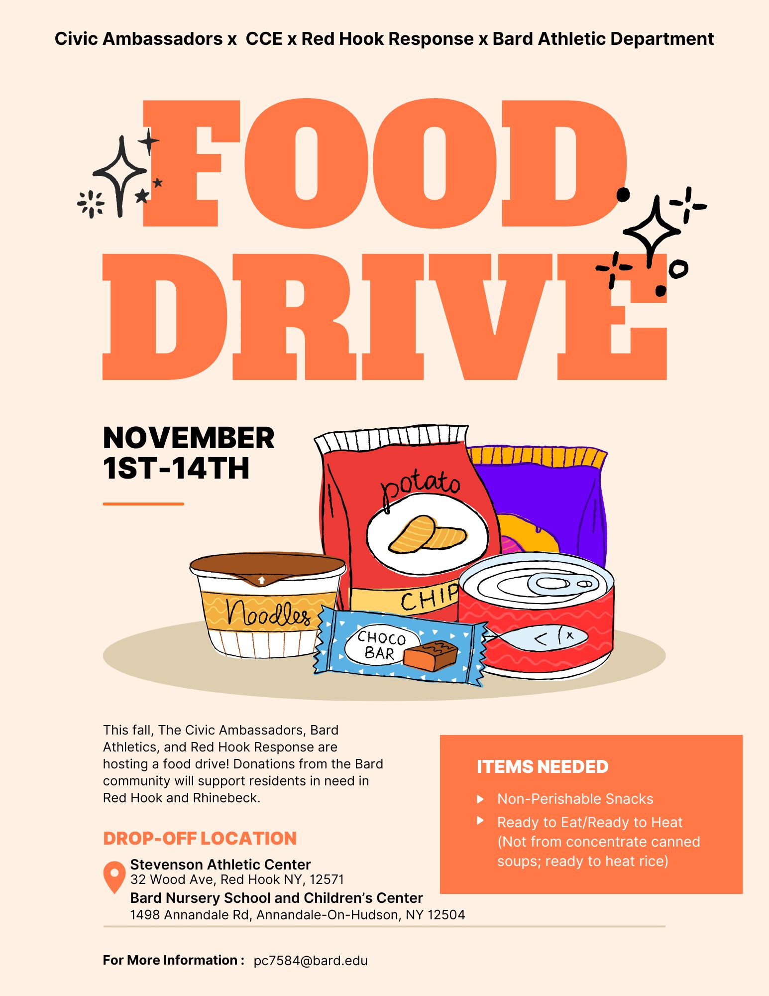 Food Drive; Food Drive