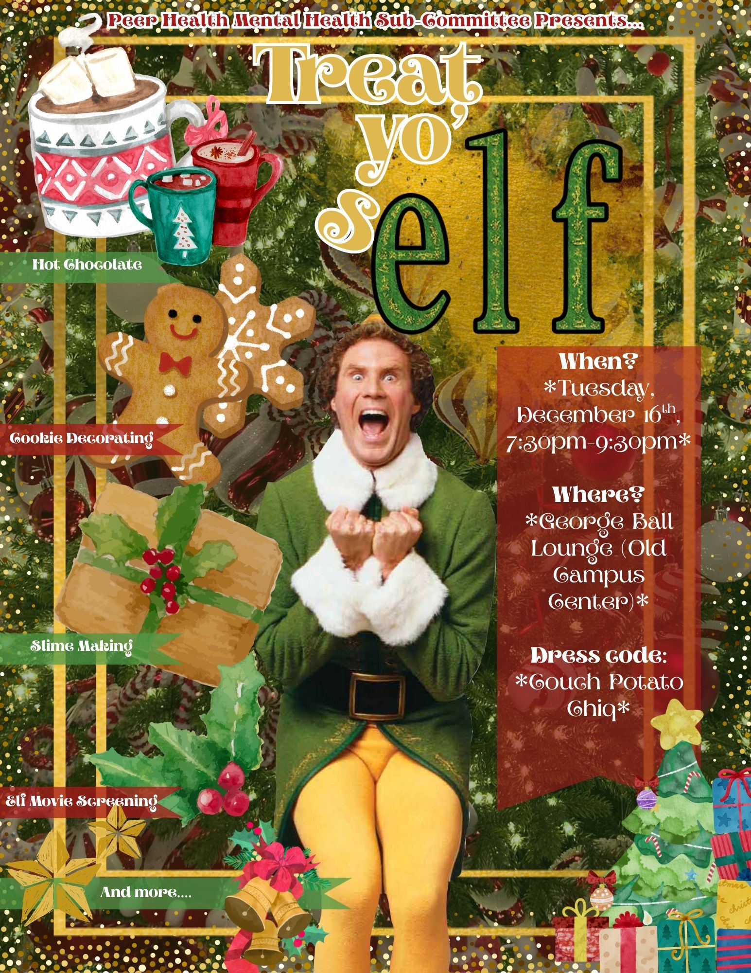 Peer Health Invites you to "Treat Yo' Self."